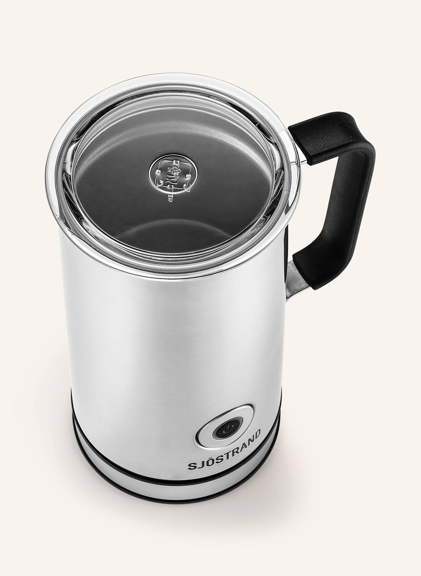 SJÖSTRAND Elektrischer Milchaufschäumer: SILBER