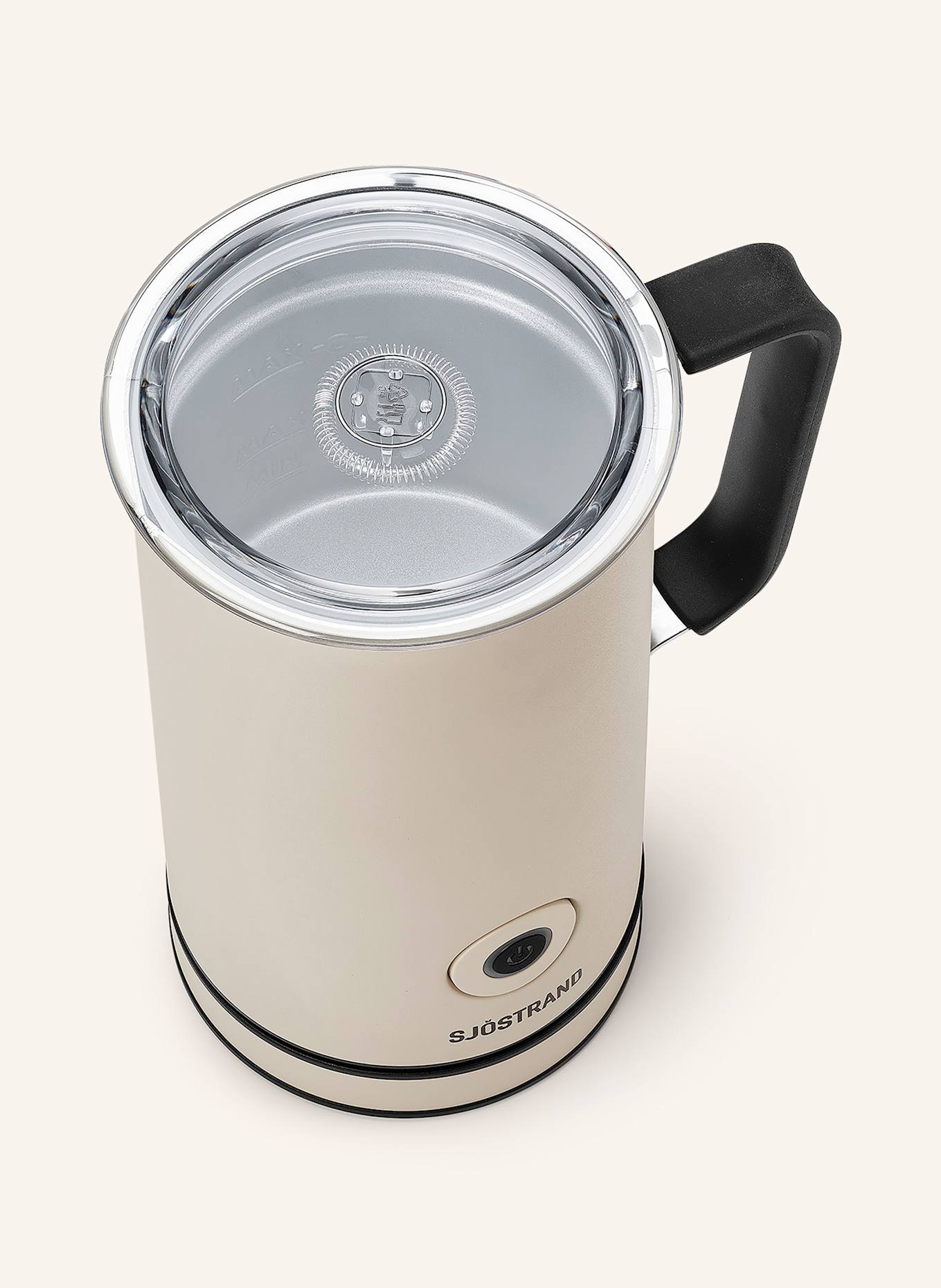 SJÖSTRAND Elektrischer Milchaufschäumer: BEIGE