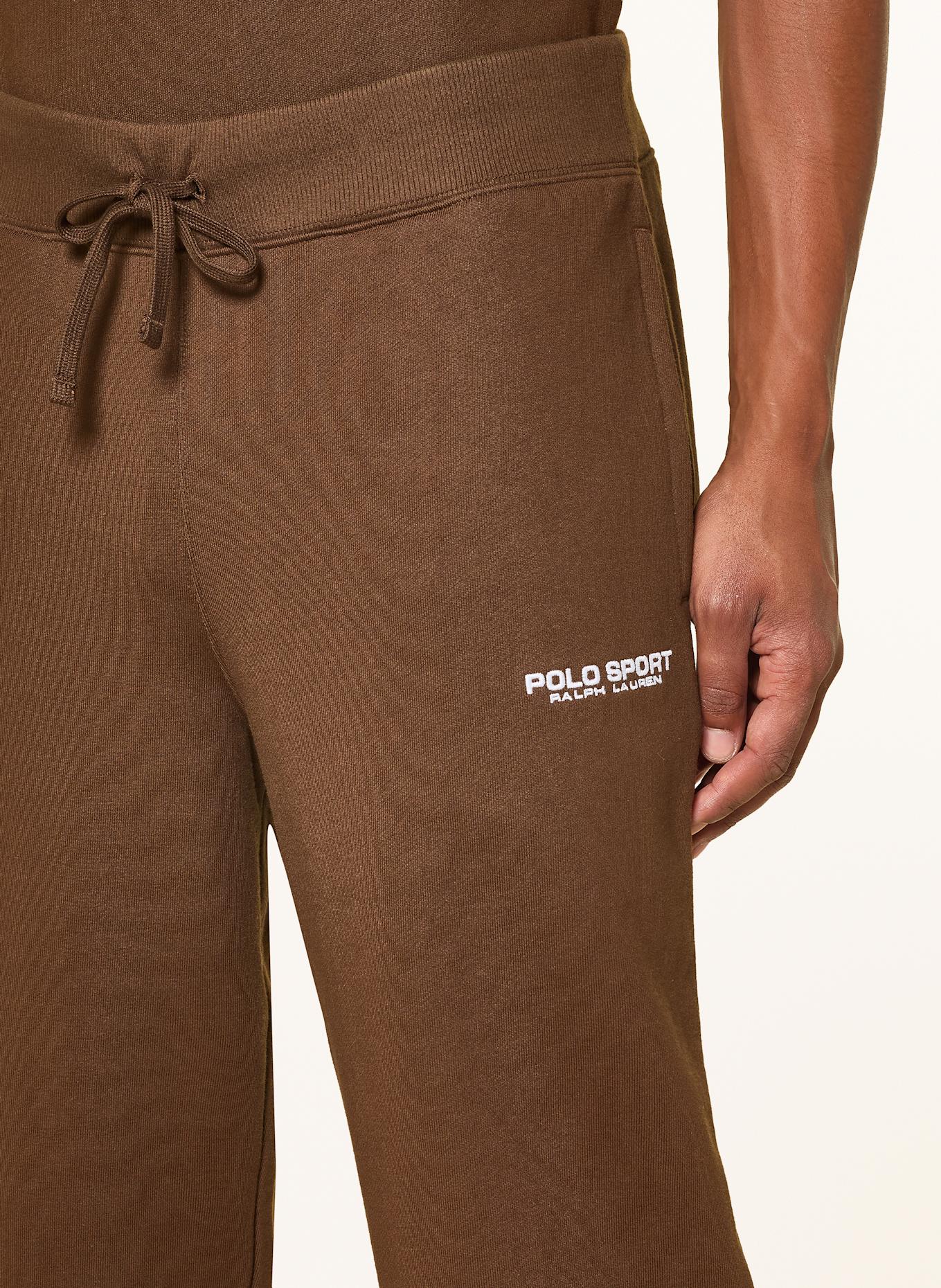 POLO SPORT Sweatpants: DUNKELBRAUN