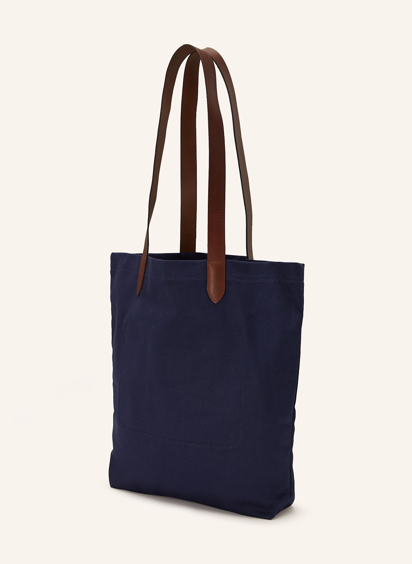POLO RALPH LAUREN Torba shopper MEDIUM: GRANATOWY