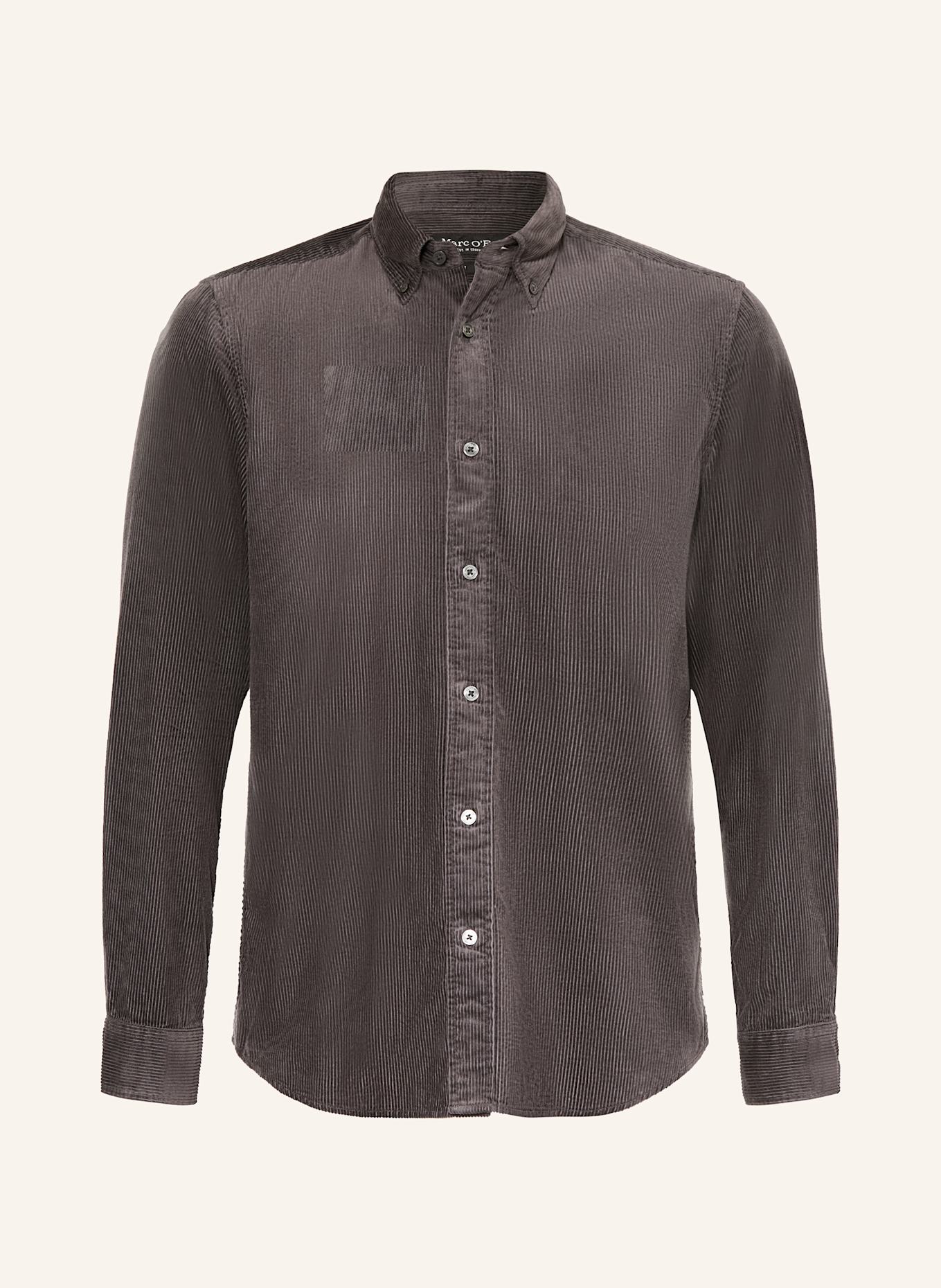 Marc O'Polo Cordhemd Regular Fit: DUNKELGRAU