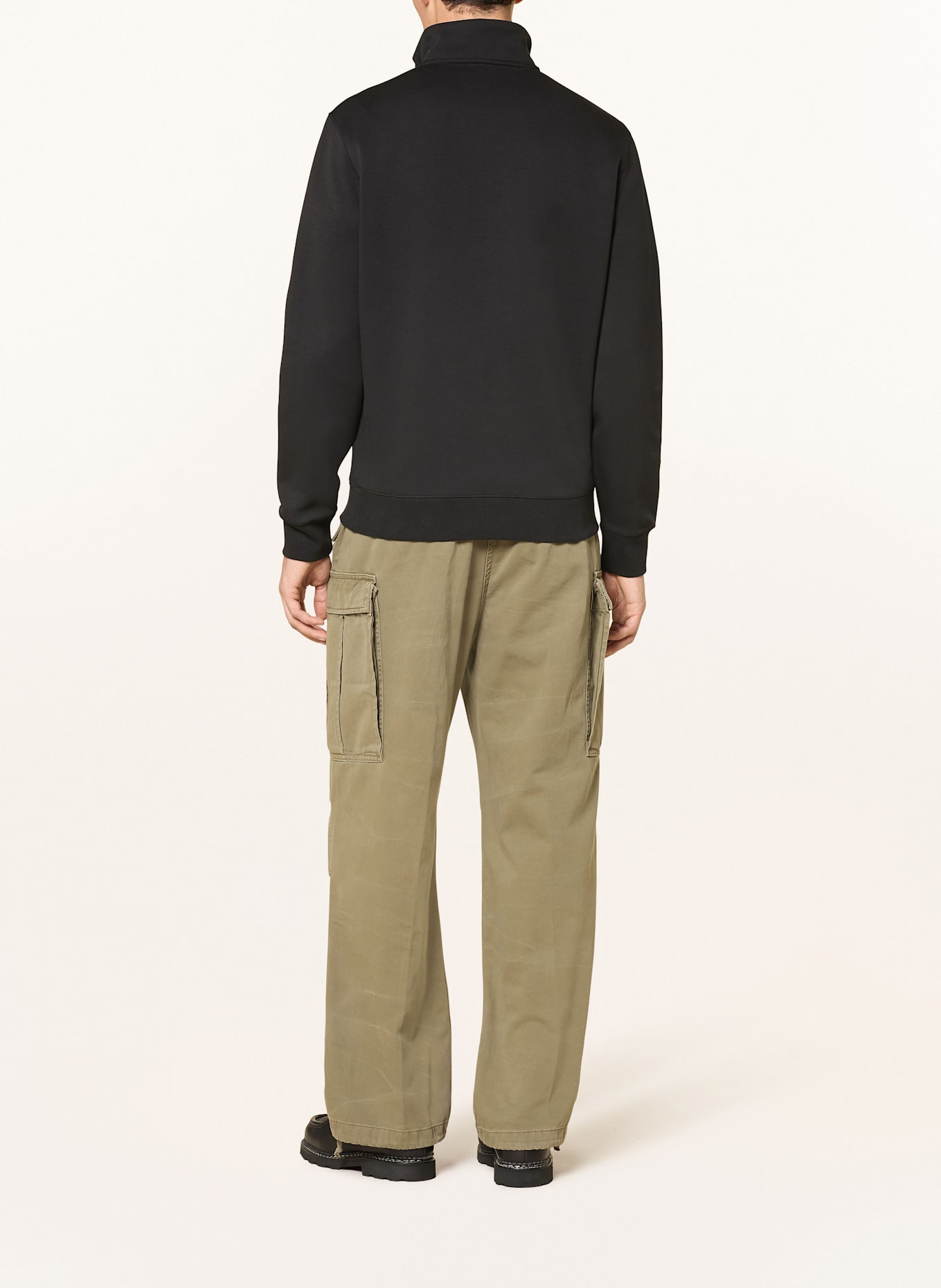 POLO RALPH LAUREN Jersey-Troyer: SCHWARZ