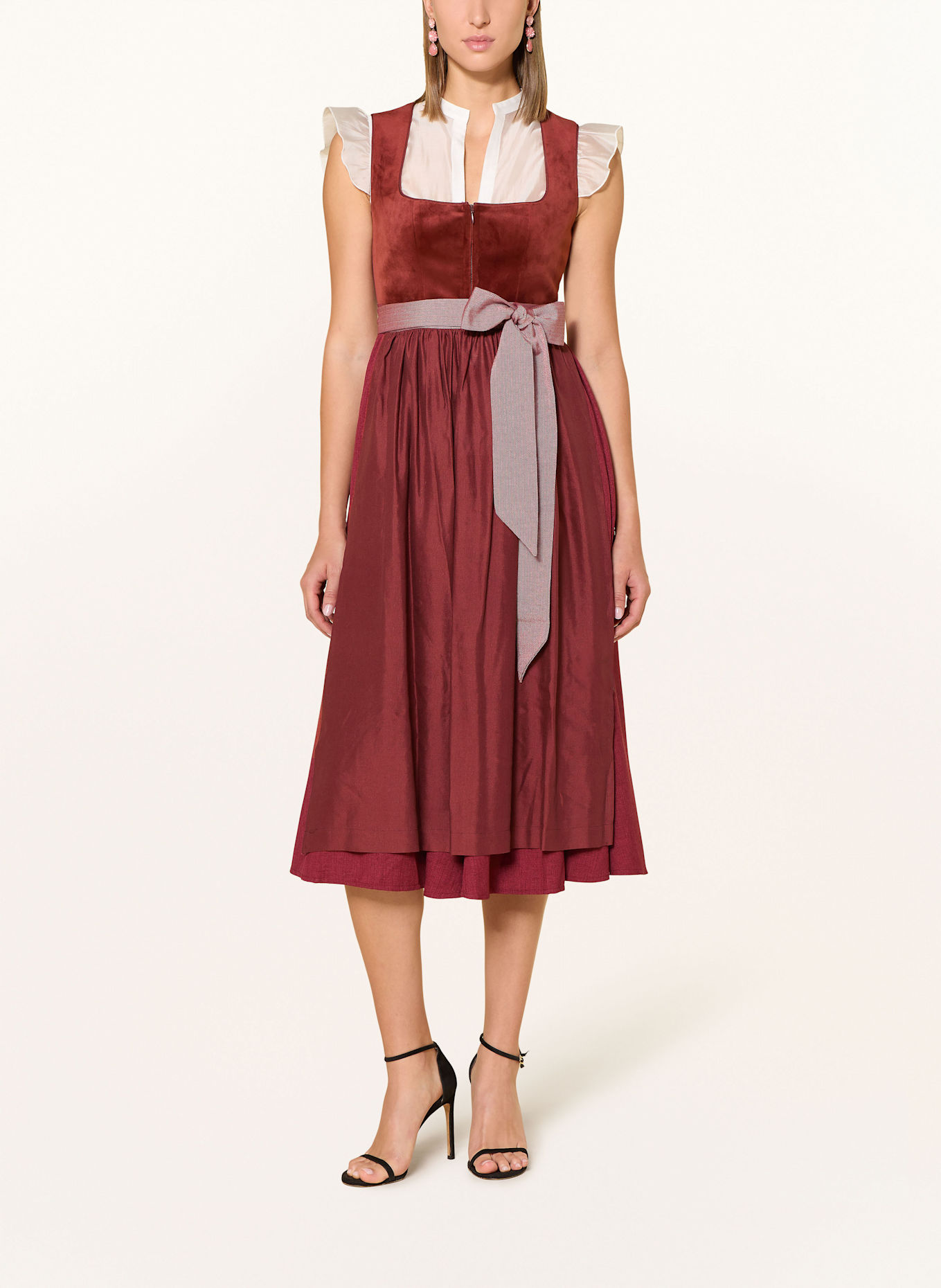 LIMBERRY Dirndl LEANDRA: DUNKELROT