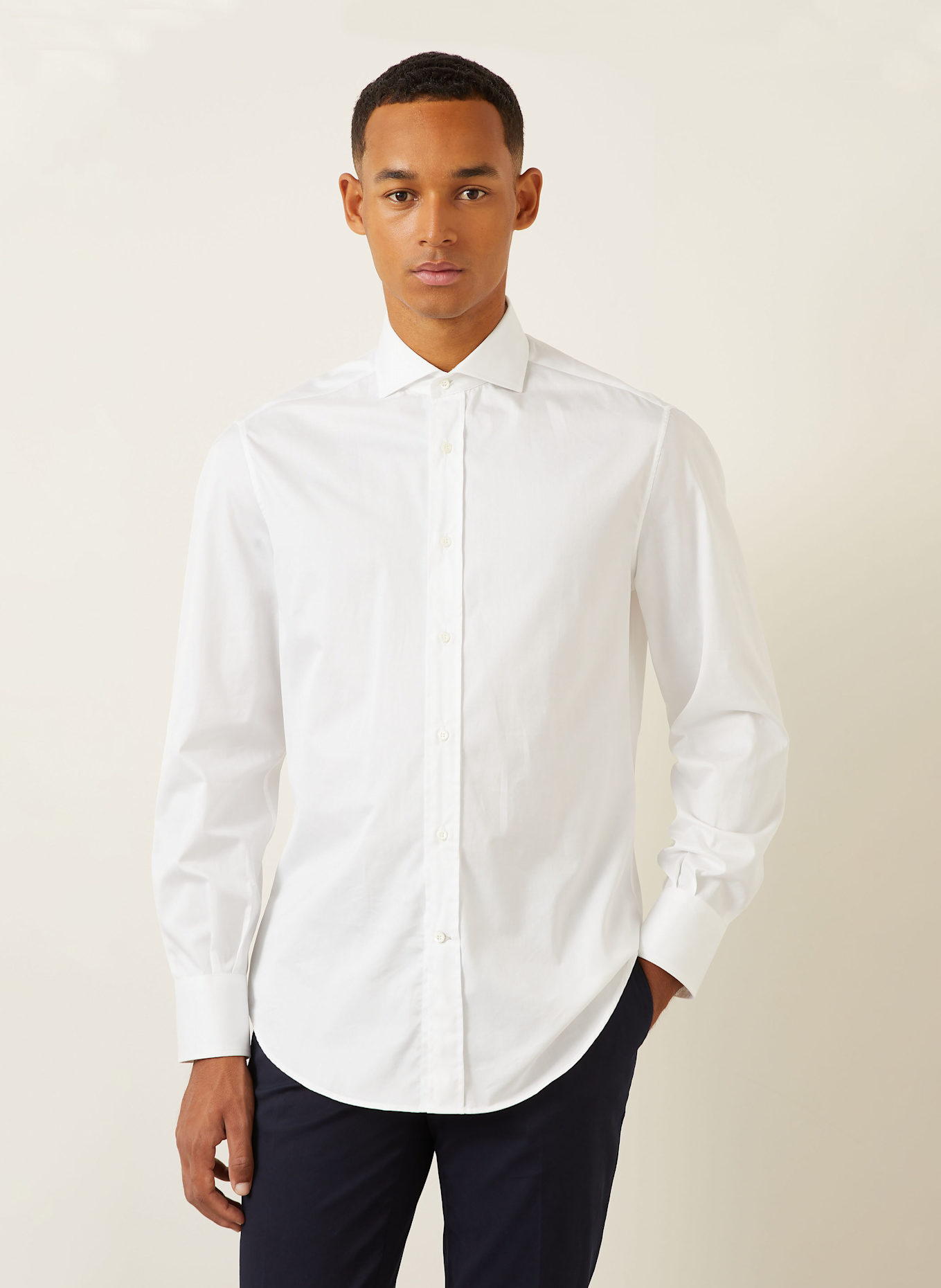 BRUNELLO CUCINELLI Hemd Basic Fit: WEISS