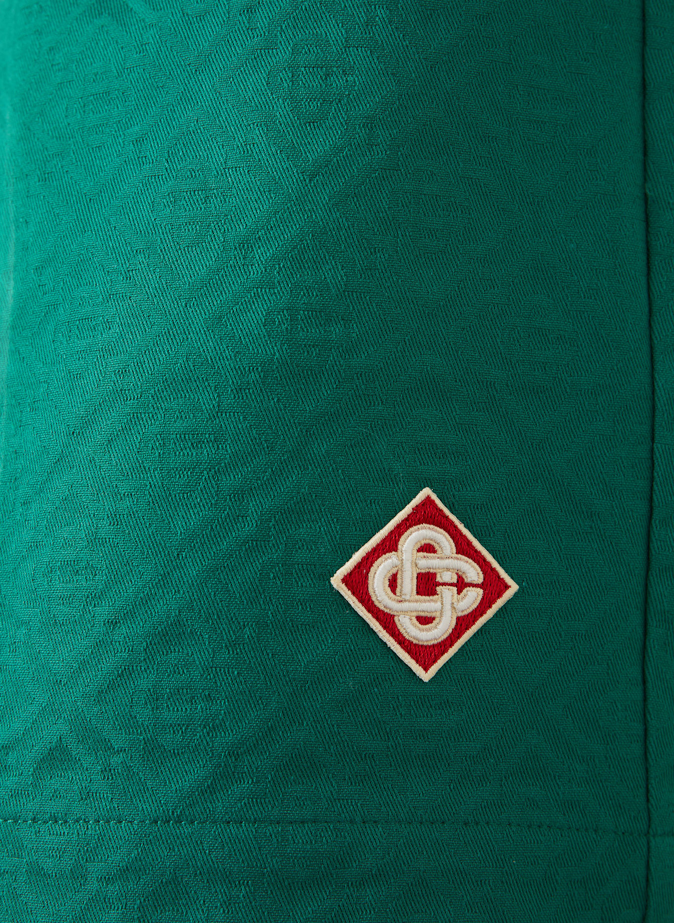 Casablanca Jacquard-Shorts: GRÜN