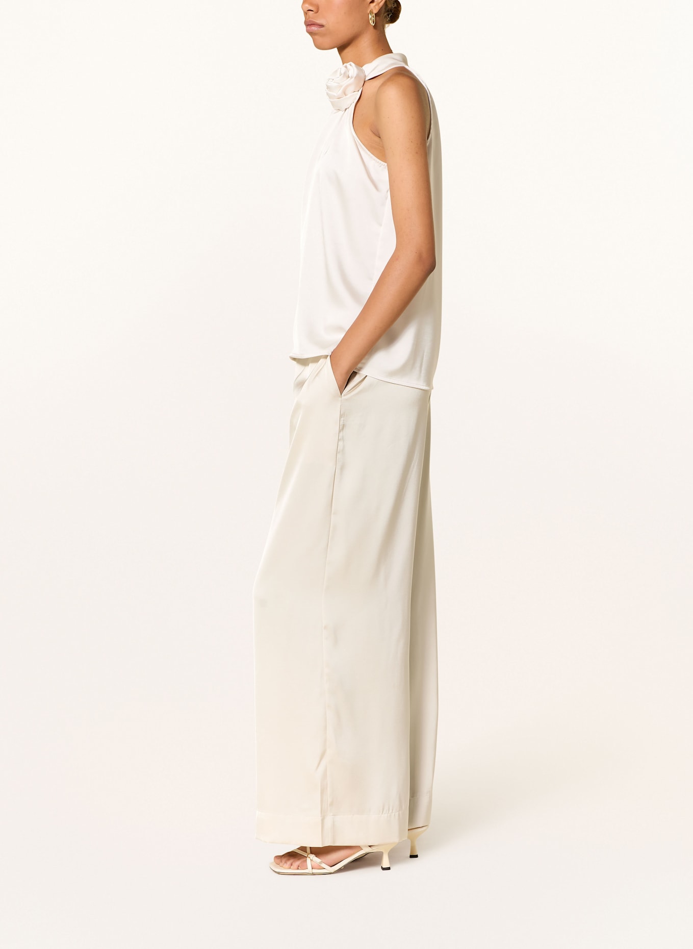 NEO NOIR Satinhose SEBBA: CREME