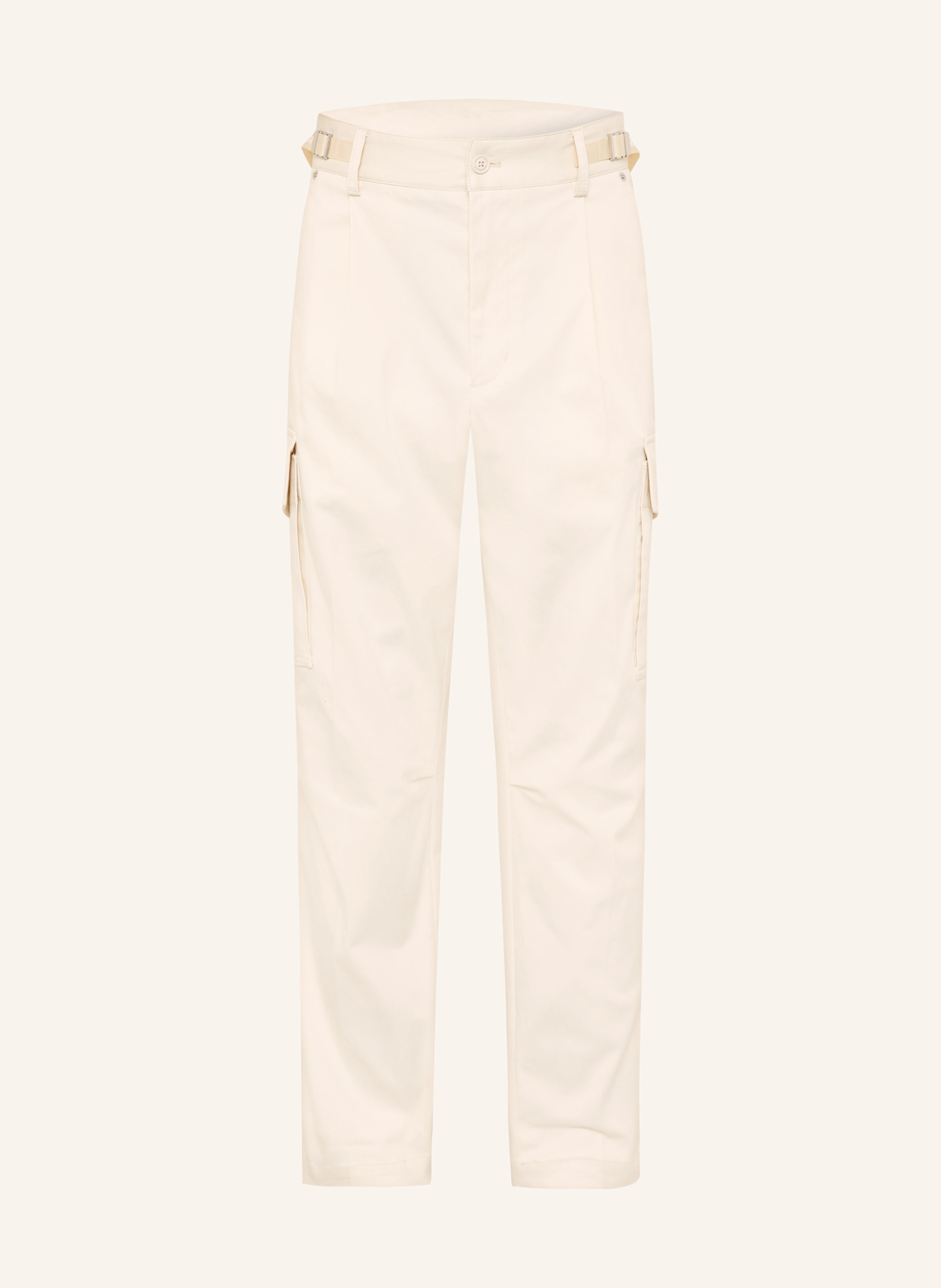 MONCLER Bojówki regular fit: ECRU