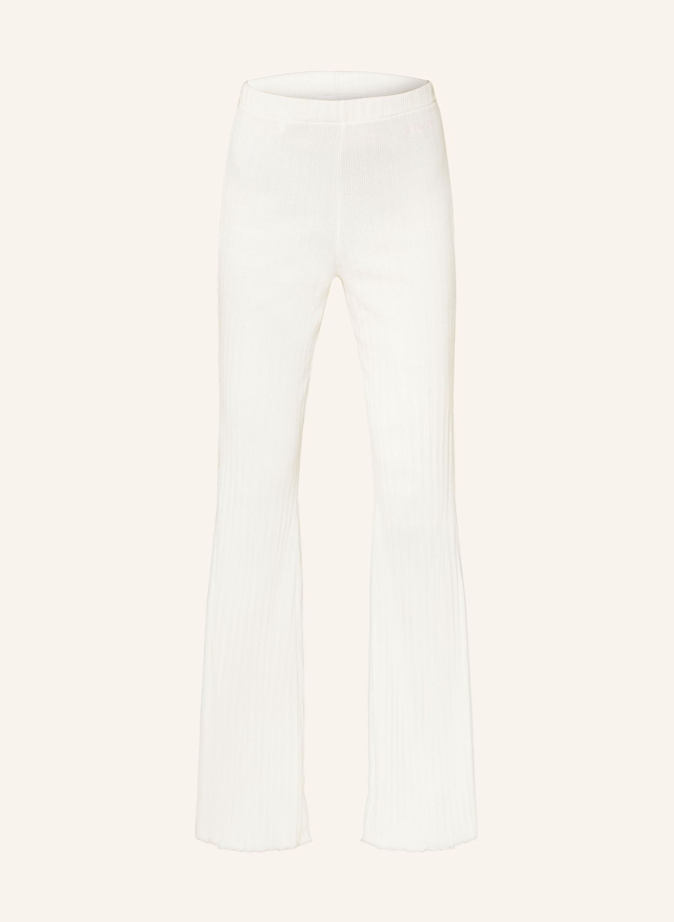 OH APRIL Marlenehose LYLE aus Jersey: WEISS