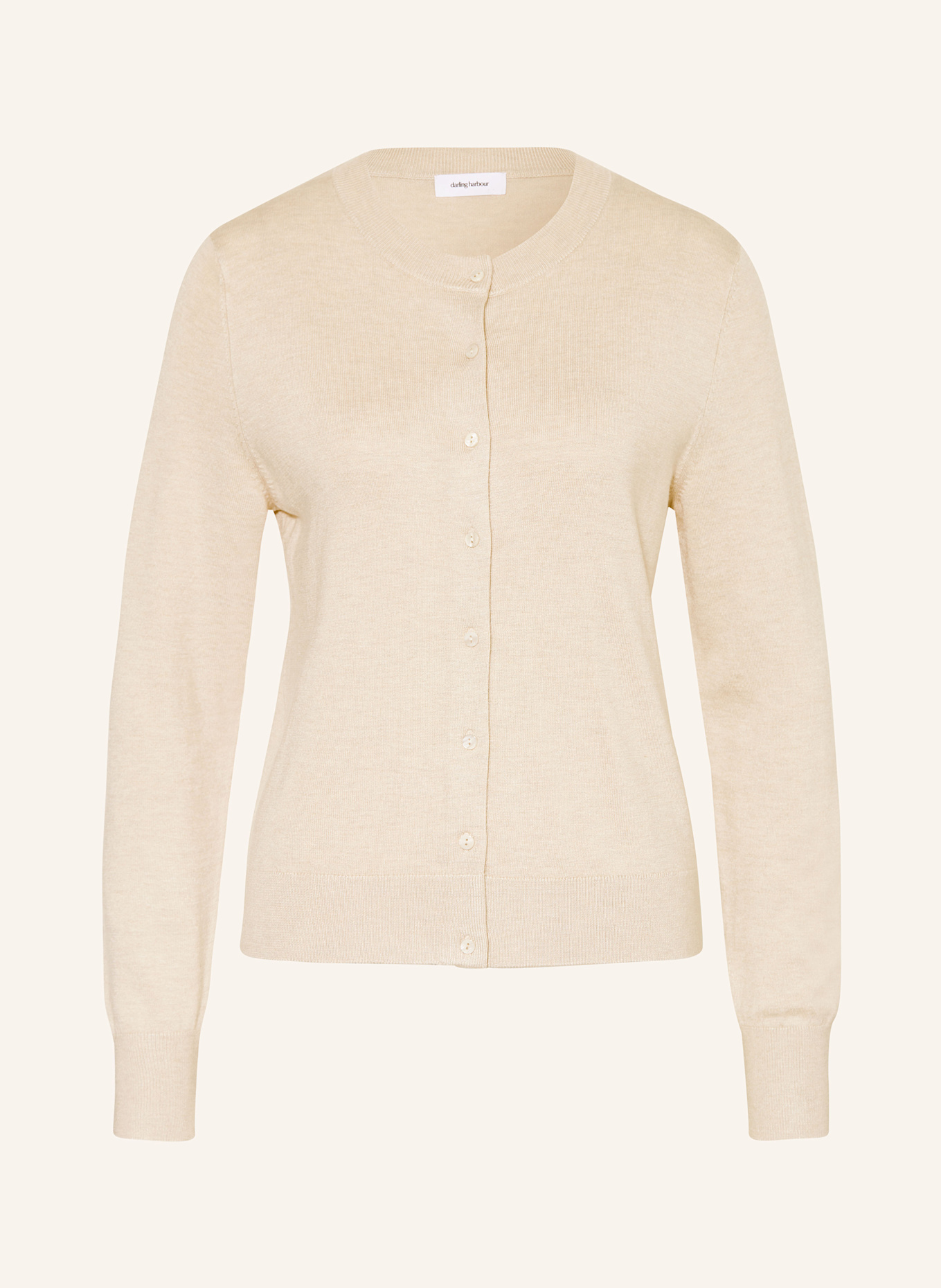 darling harbour Strickjacke: BEIGE