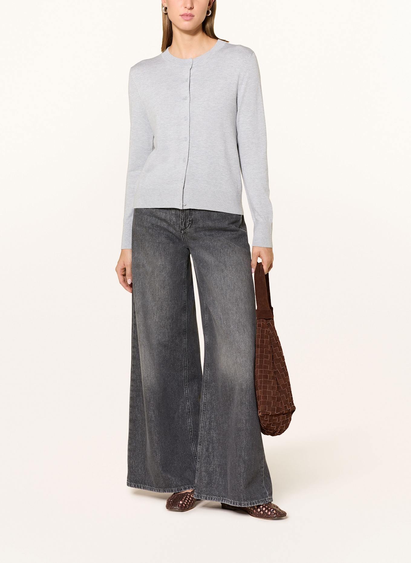 darling harbour Strickjacke: GREY MELANGE