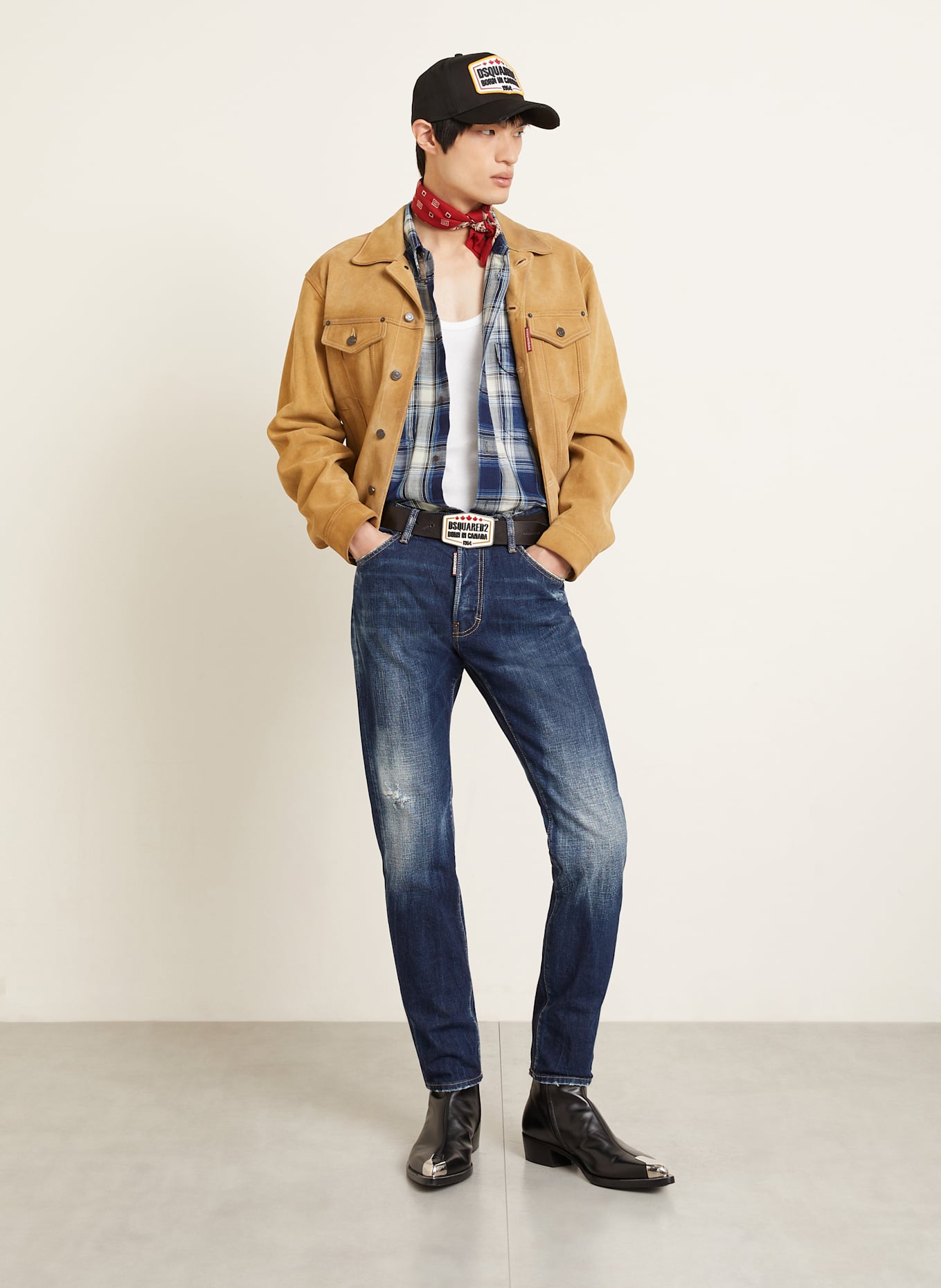 DSQUARED2 Jeans COOL GUY JEAN Slim Fit: 470 NAVY BLUE