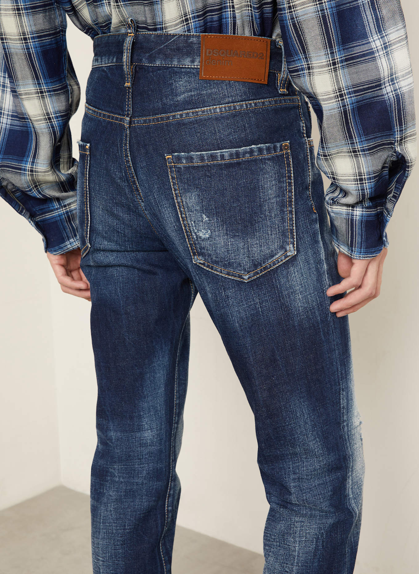 DSQUARED2 Jeans COOL GUY JEAN Slim Fit: 470 NAVY BLUE