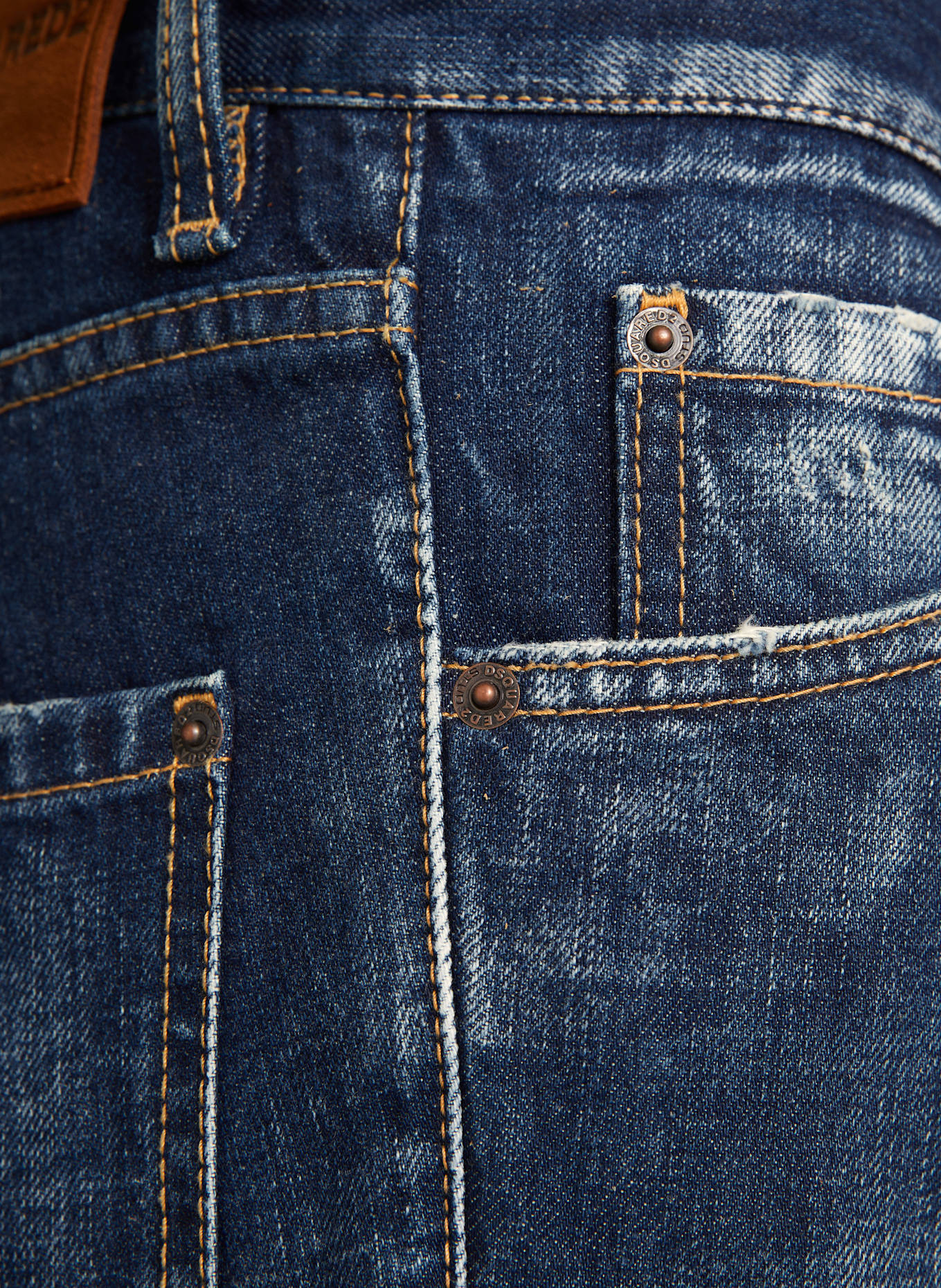 DSQUARED2 Jeans COOL GUY JEAN Slim Fit: 470 NAVY BLUE