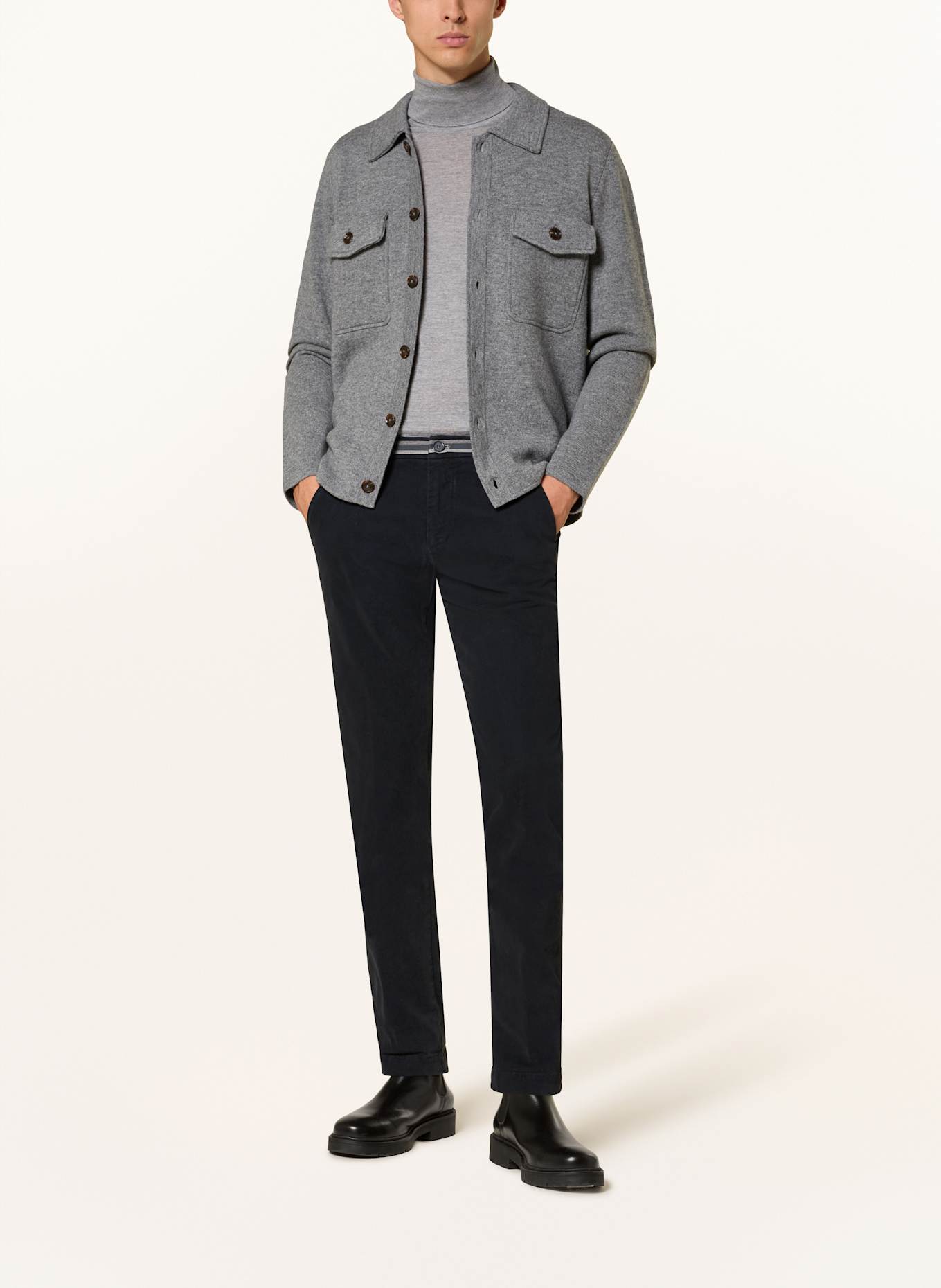 MASON'S Chino Extra Slim Fit: DUNKELBLAU