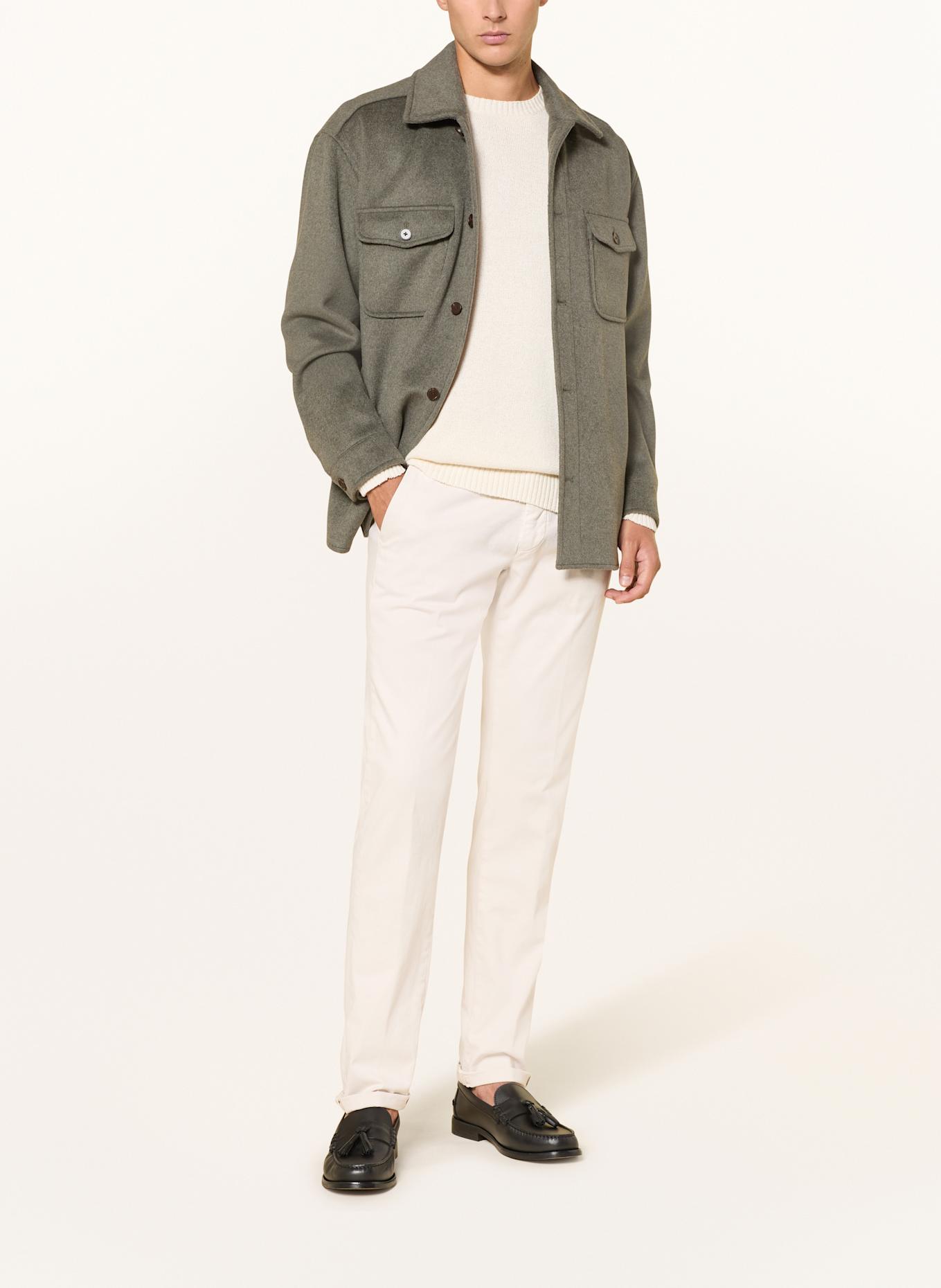 MASON'S Chinosy extra slim fit: BIAŁY