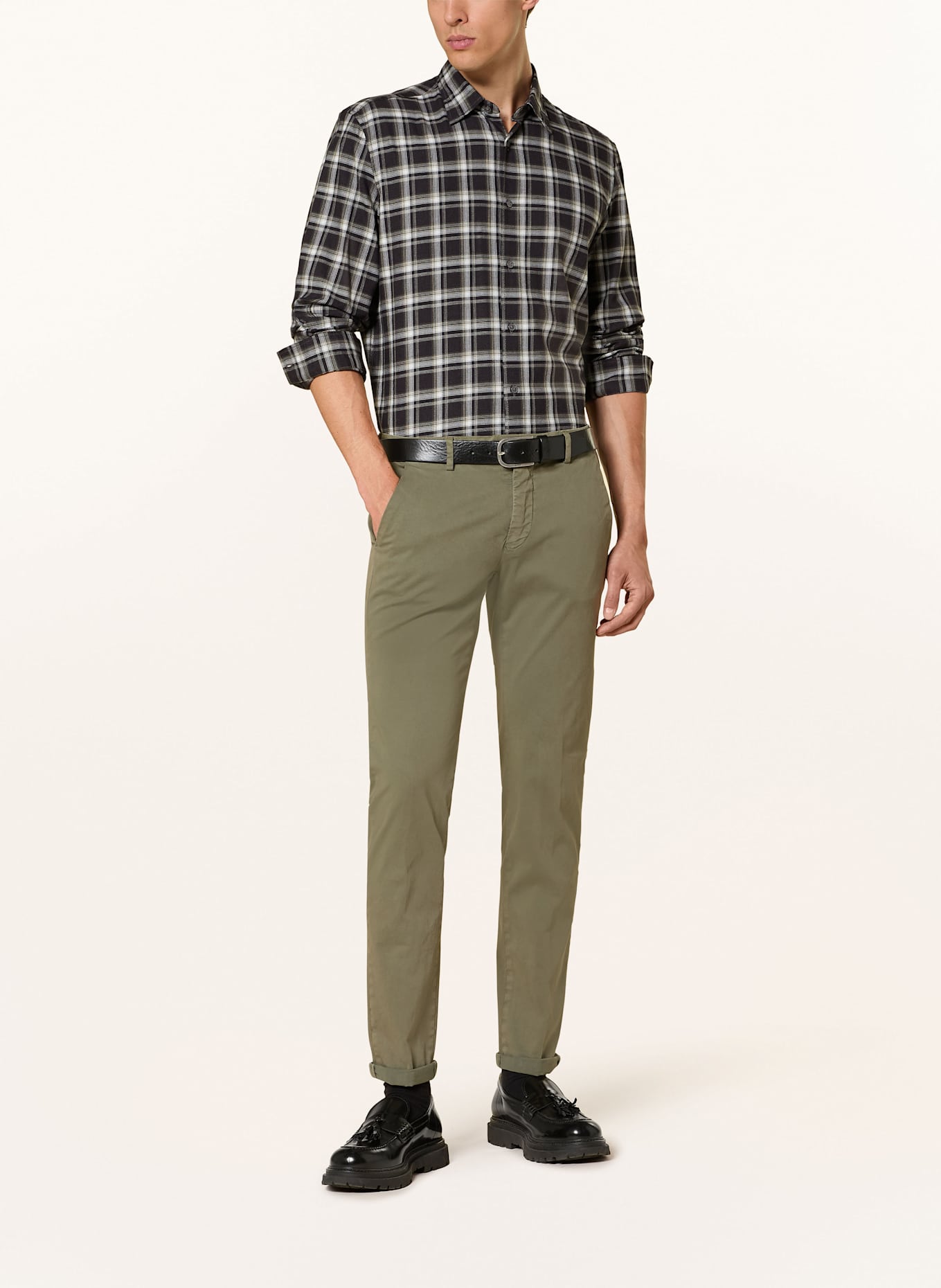 MASON'S Chino Extra Slim Fit: OLIV
