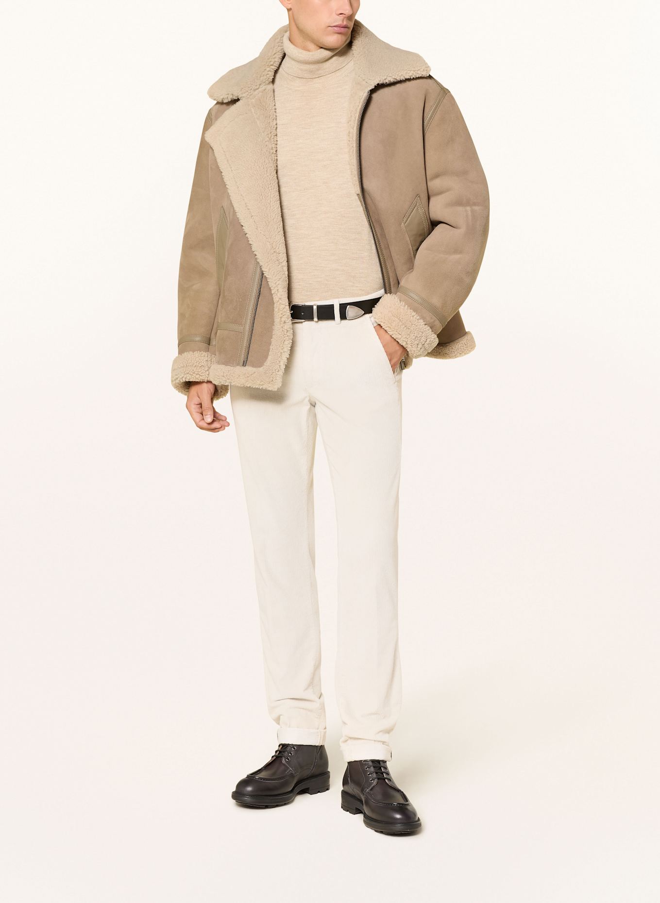 MASON'S Cordchino Extra Slim Fit: WEISS