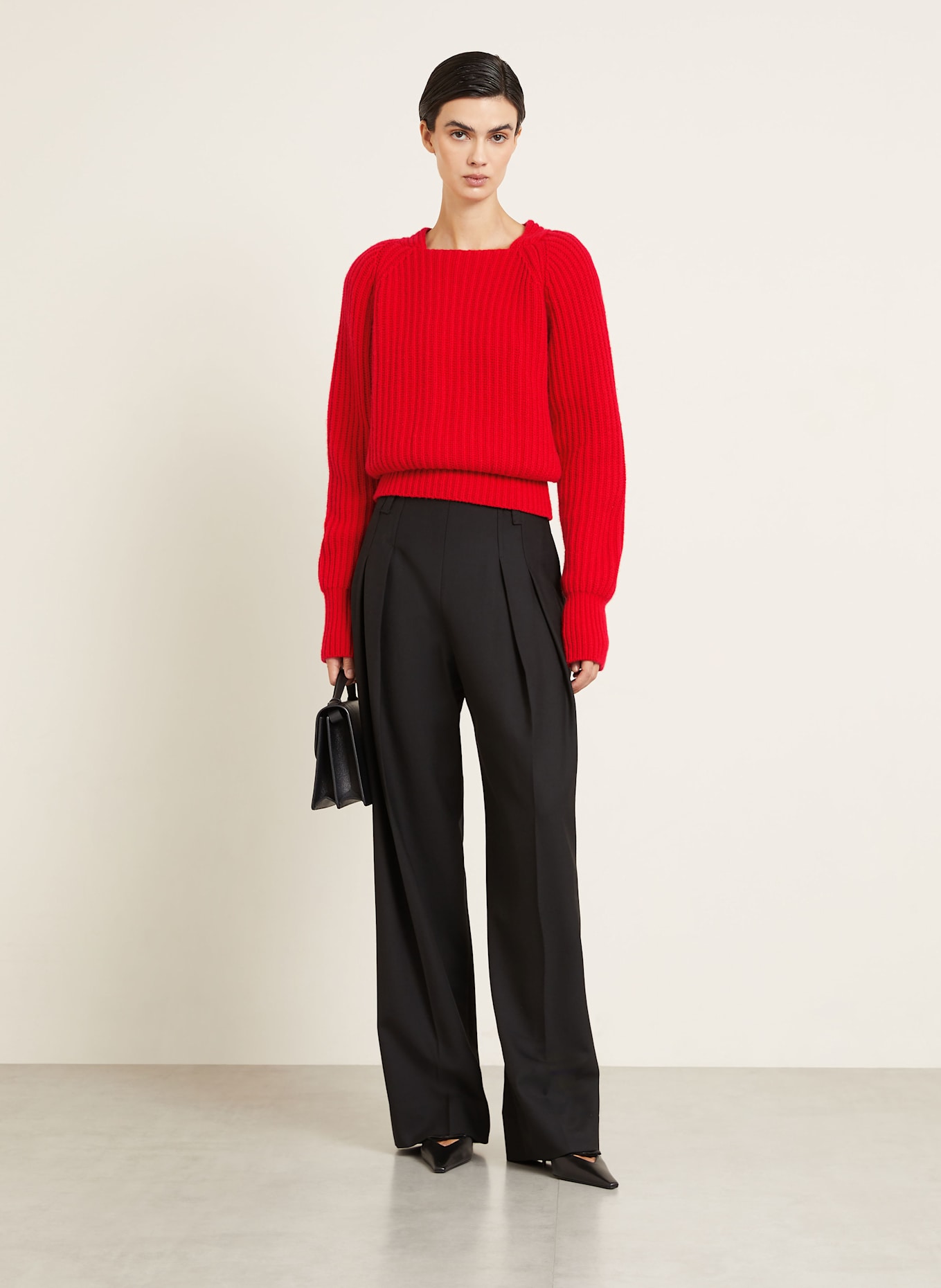VICTORIA BECKHAM Pullover mit Cashmere: ROT