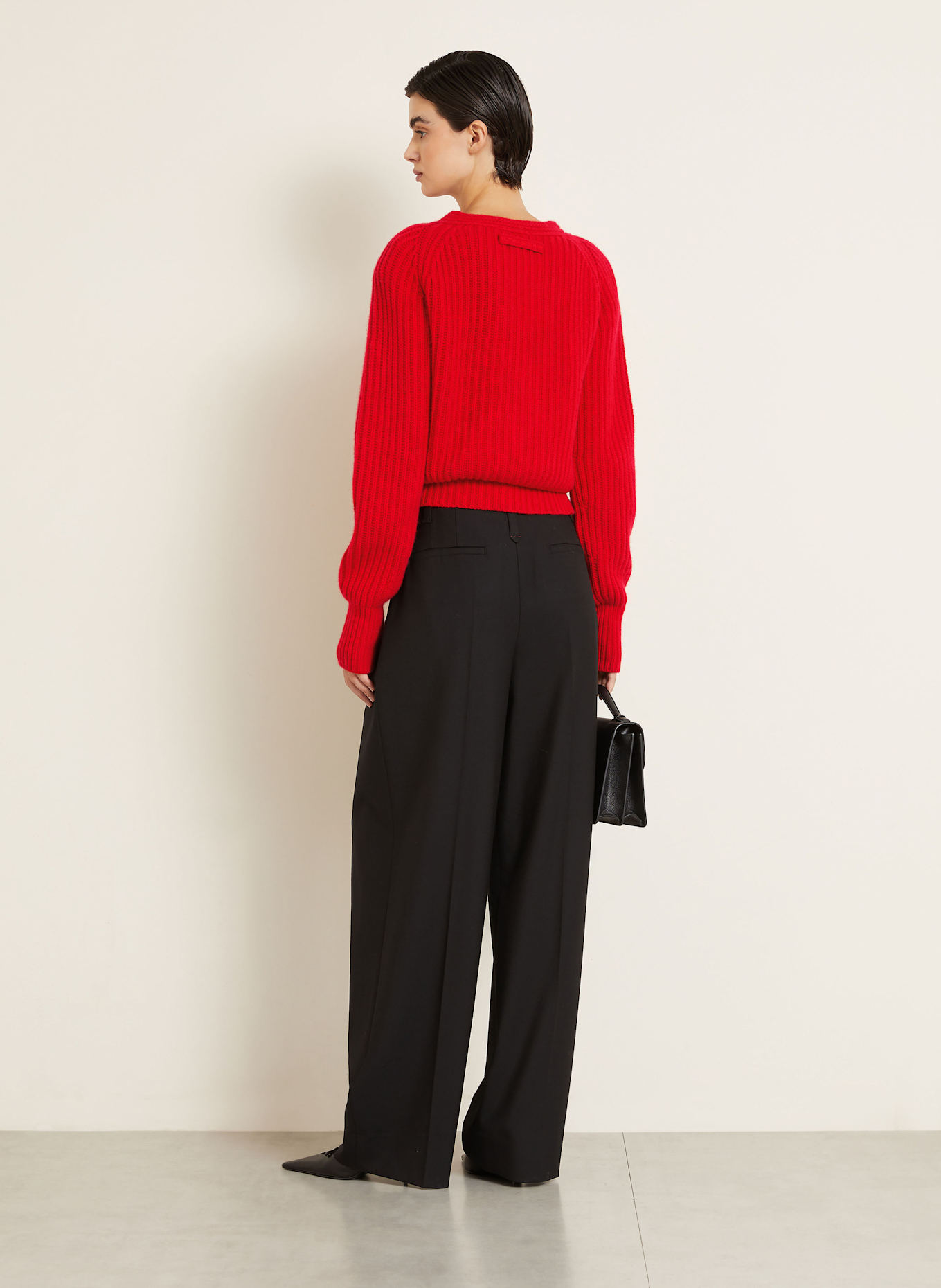 VICTORIA BECKHAM Pullover mit Cashmere: ROT