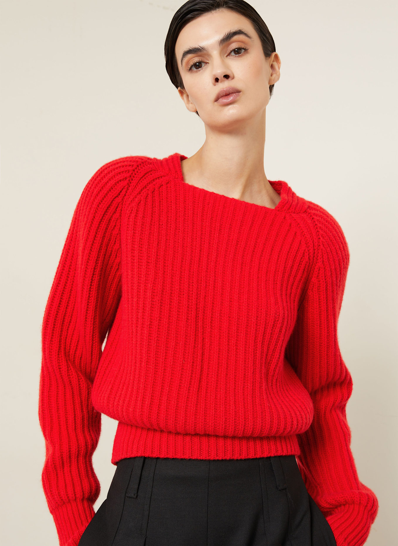 VICTORIA BECKHAM Pullover mit Cashmere: ROT