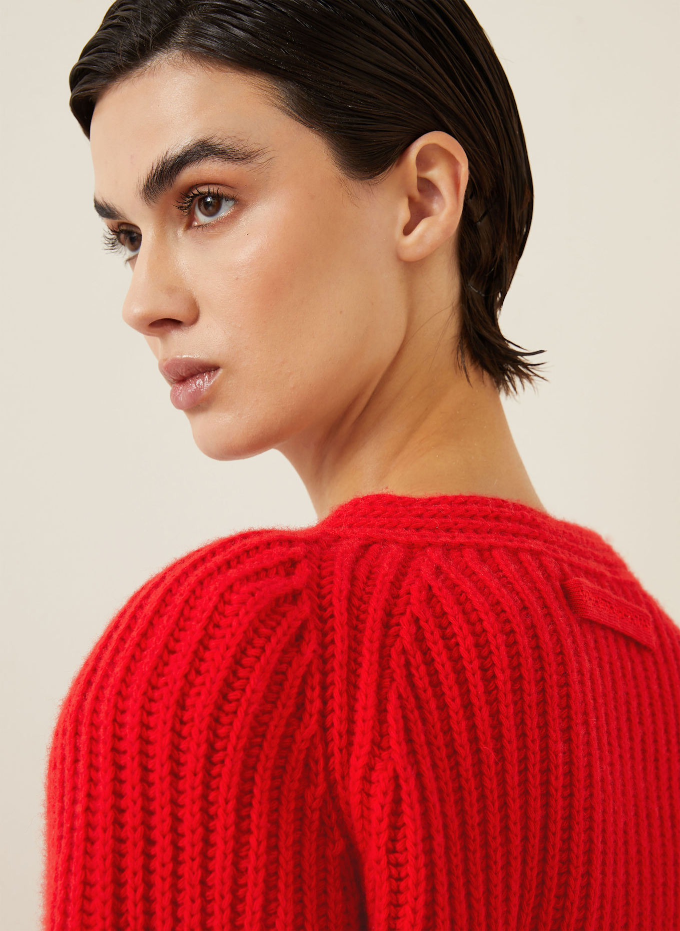 VICTORIA BECKHAM Pullover mit Cashmere: ROT