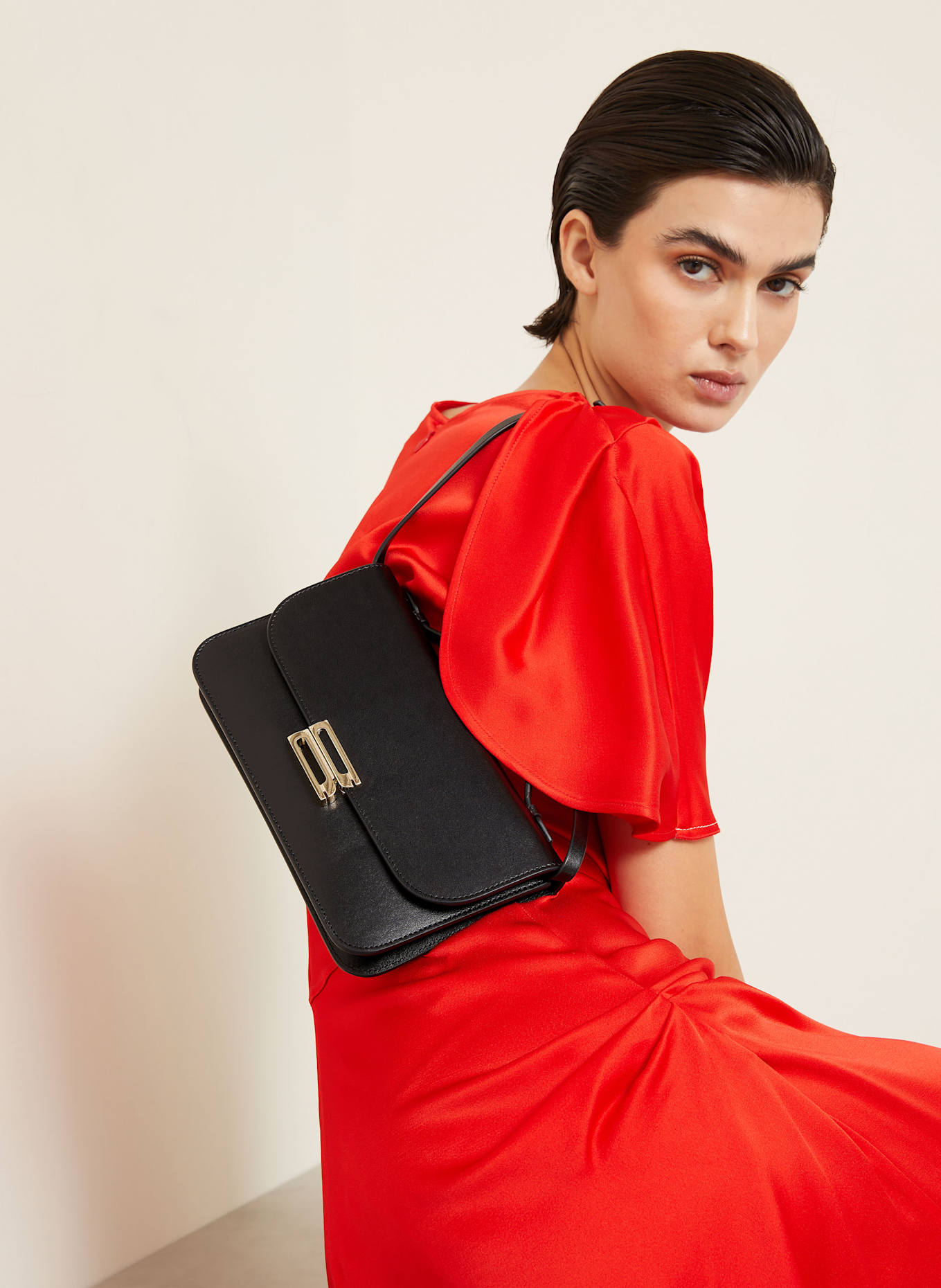 VICTORIA BECKHAM Handtasche DORIAN MEDIUM: SCHWARZ