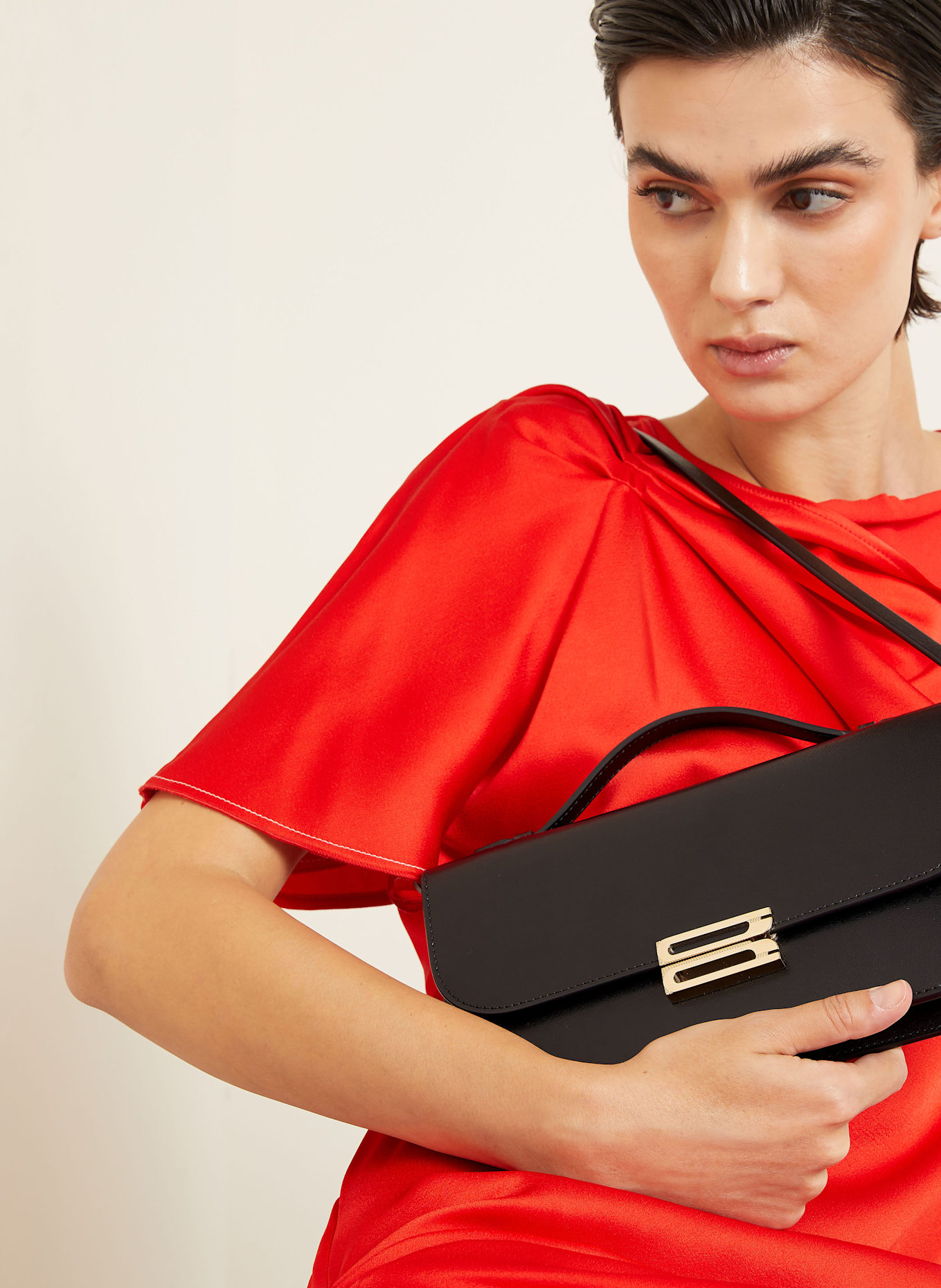 VICTORIA BECKHAM Handtasche DORIAN MEDIUM: SCHWARZ