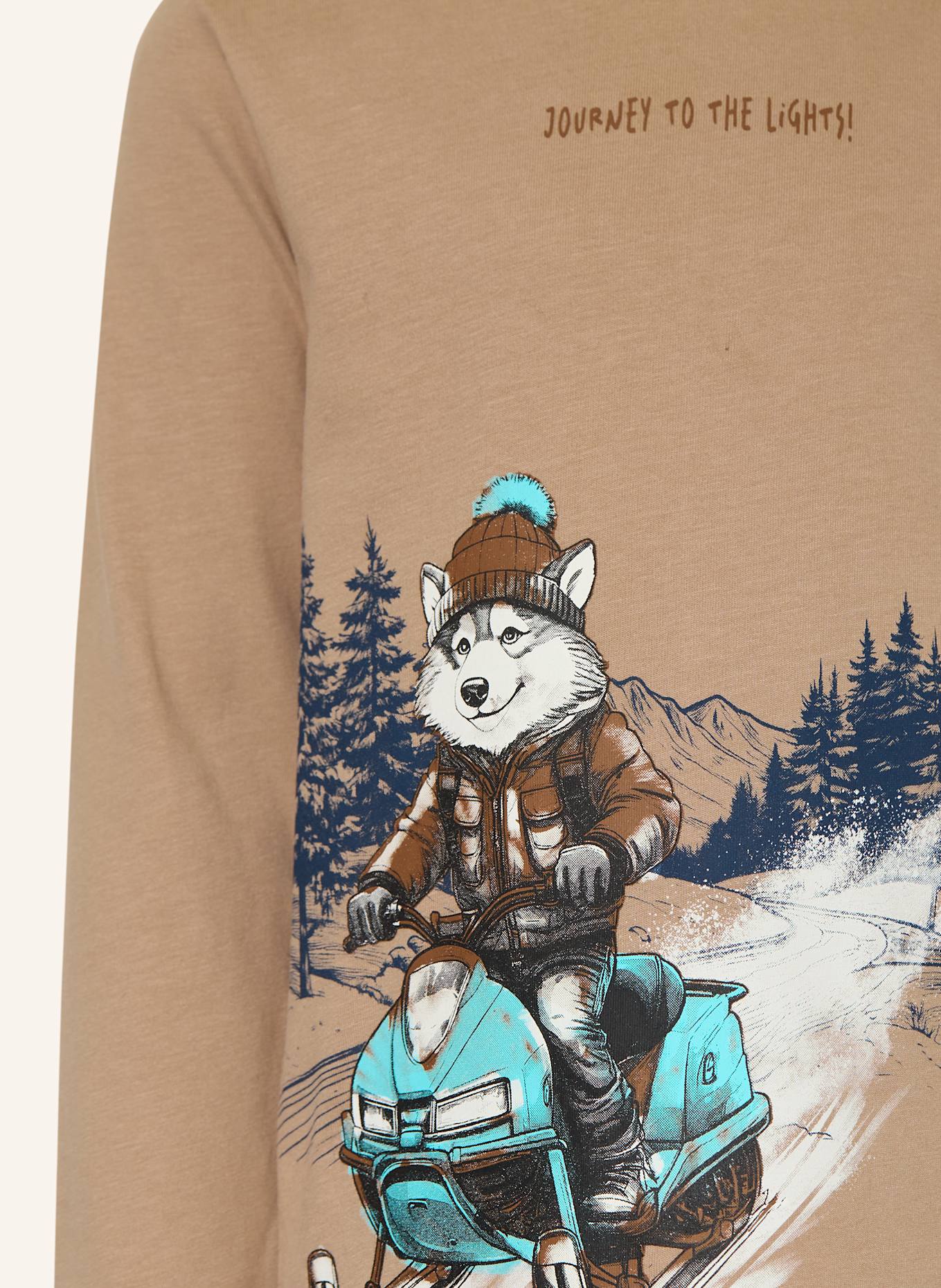 s.Oliver RED Longsleeve: HELLBRAUN