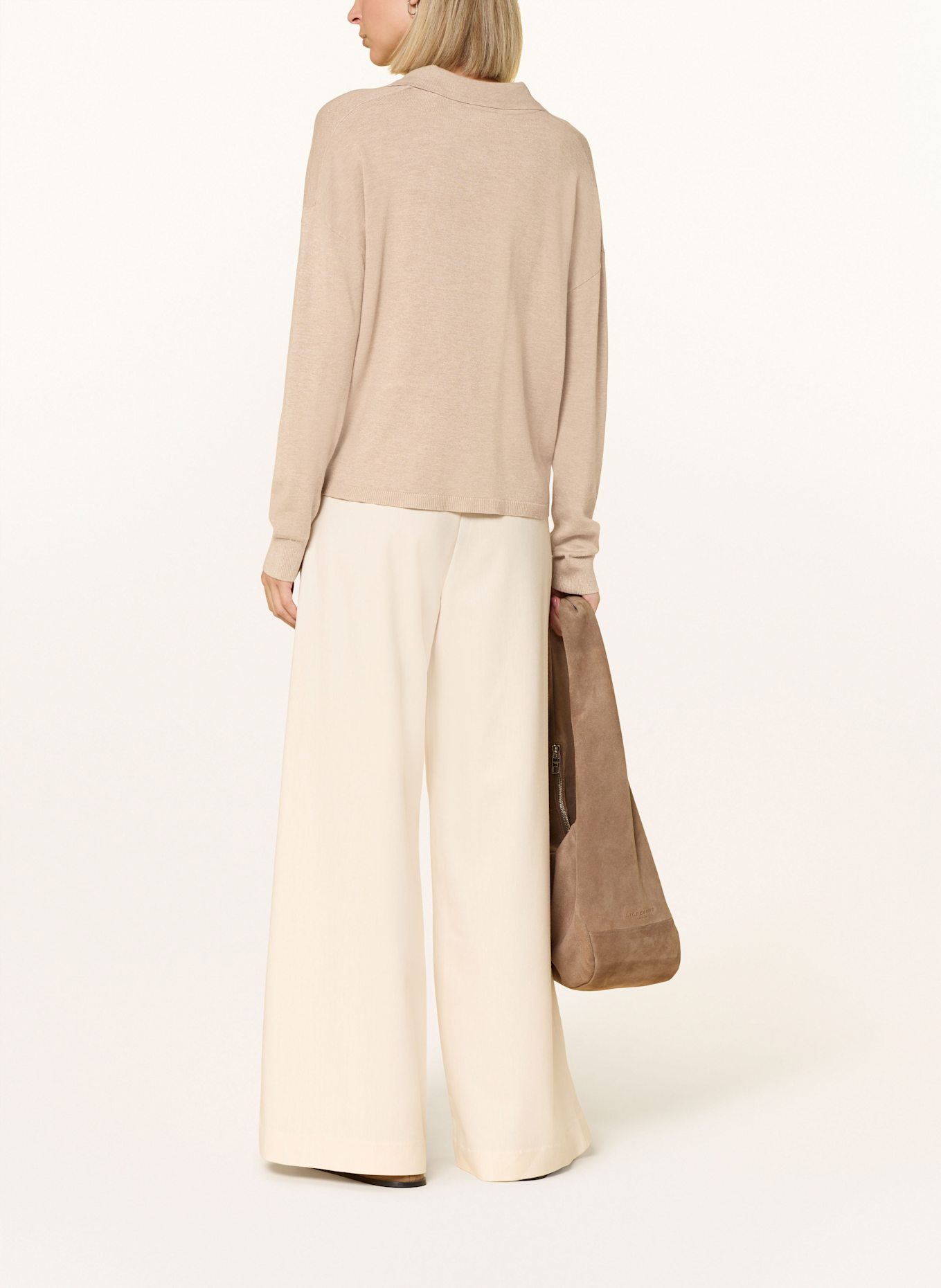 comma Pullover: HELLBRAUN