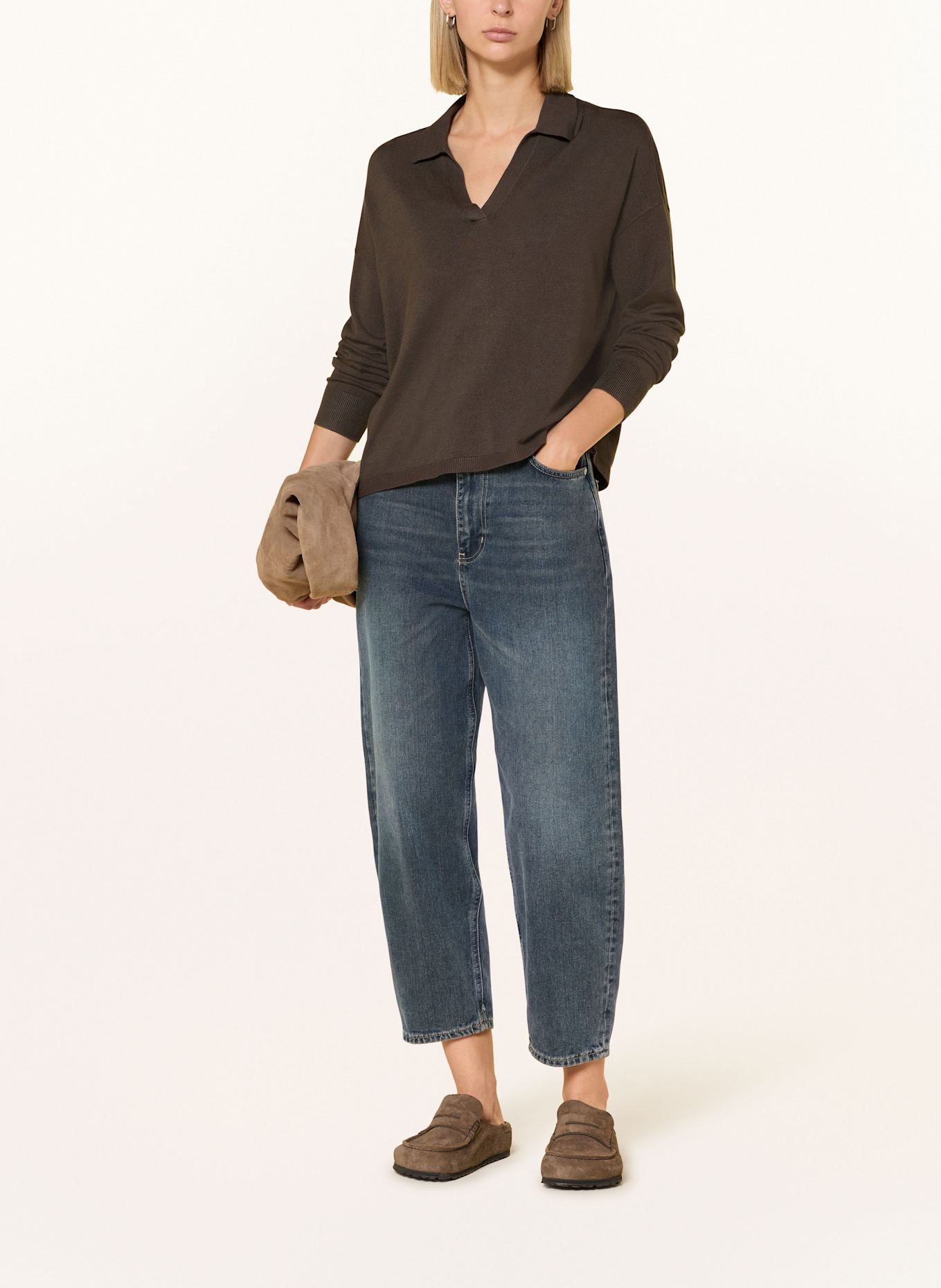 comma Pullover: KHAKI