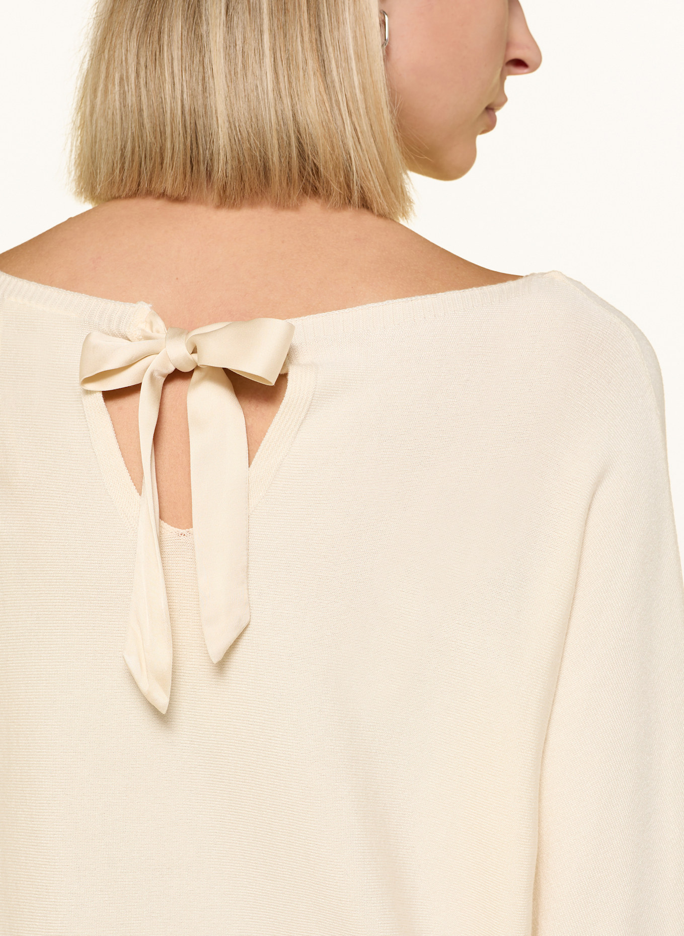 comma Pullover mit 3/4-Arm: ECRU