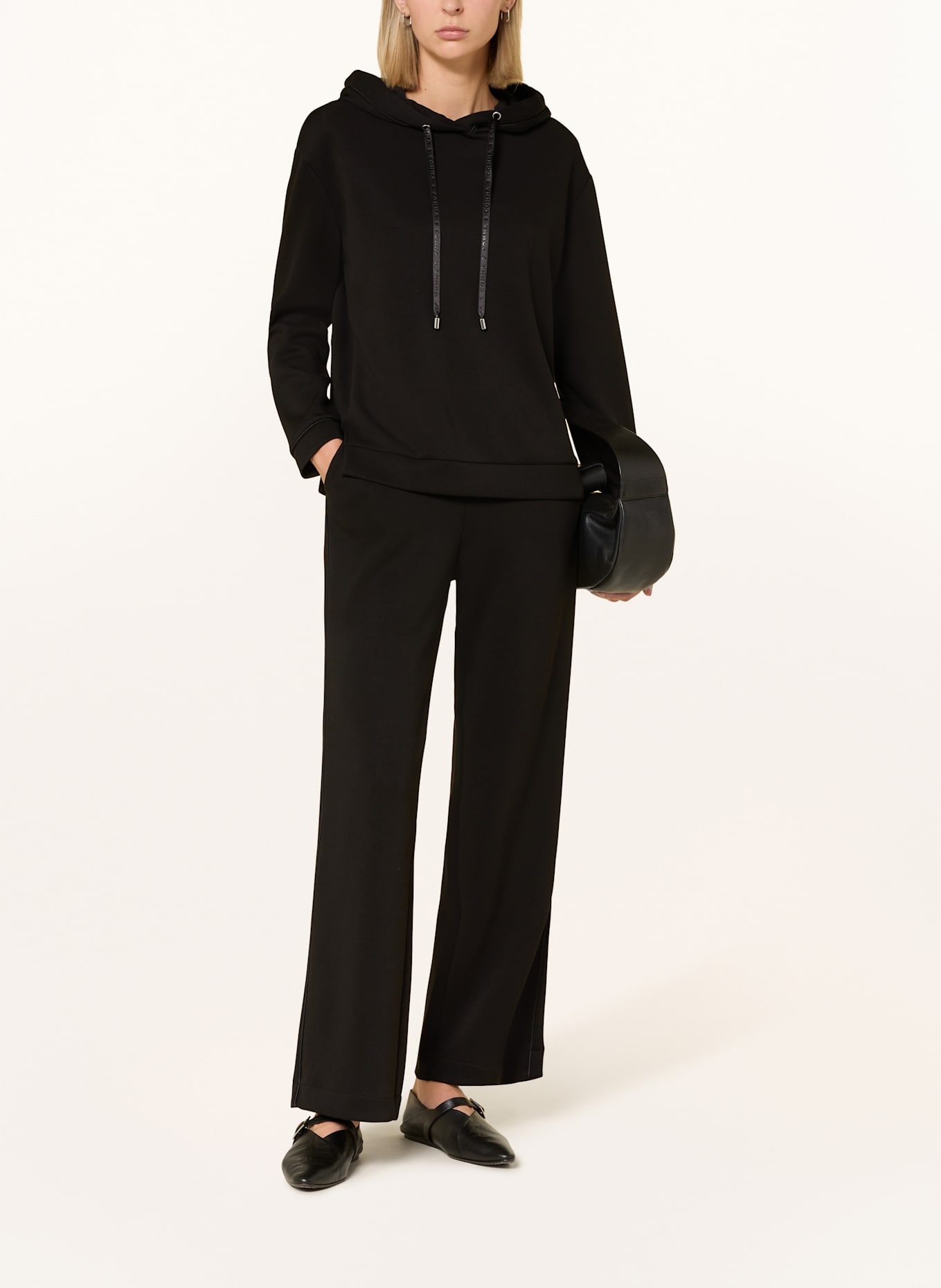 comma Marlenehose: SCHWARZ