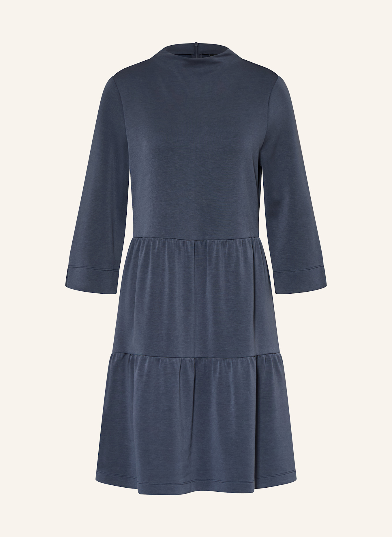 s.Oliver BLACK LABEL Kleid mit 3/4-Arm: BLAU