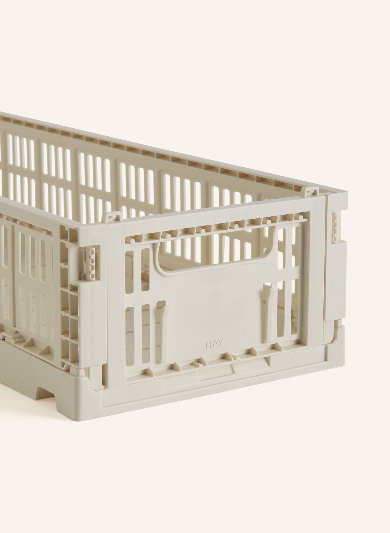 HAY Boîte de rangement COLOUR CRATE MINI: BLANC