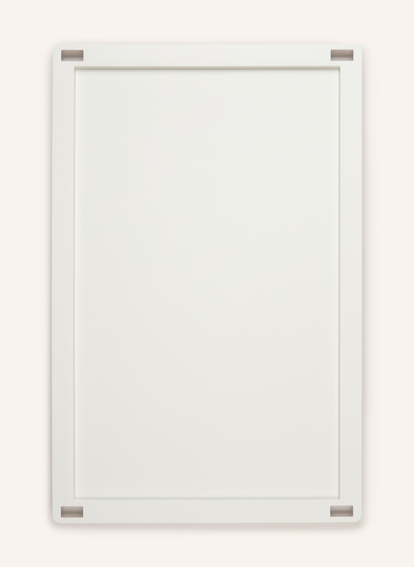 HAY Deckel für Aufbewahrungsboxen COLOUR CRATE LARGE: ECRU