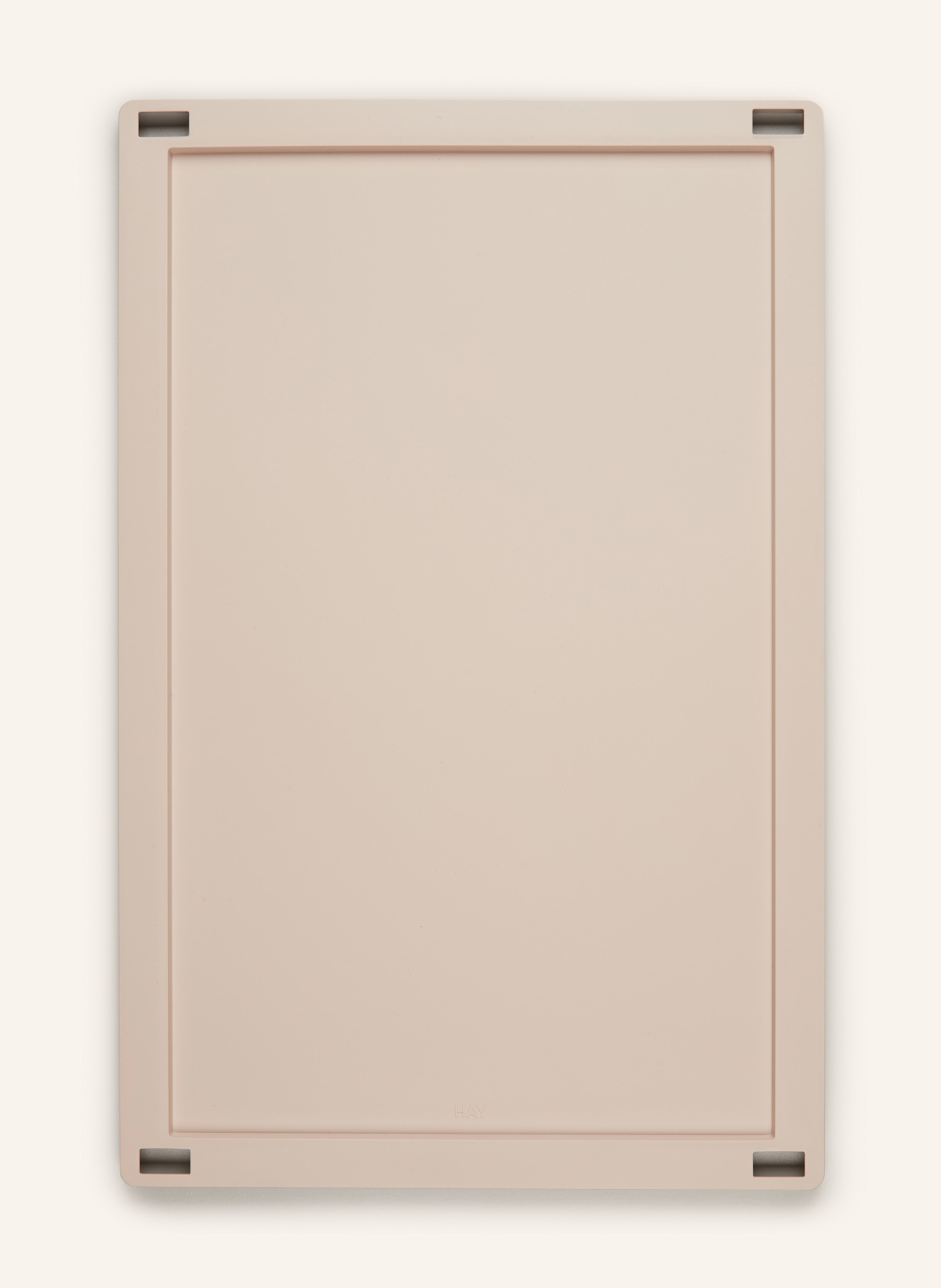 HAY Deckel für Aufbewahrungsboxen COLOUR CRATE LARGE: HELLROSA