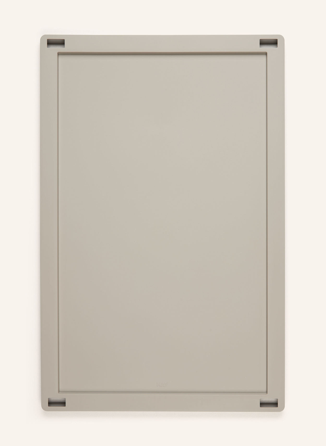 HAY Deckel für Aufbewahrungsboxen COLOUR CRATE LARGE: TAUPE