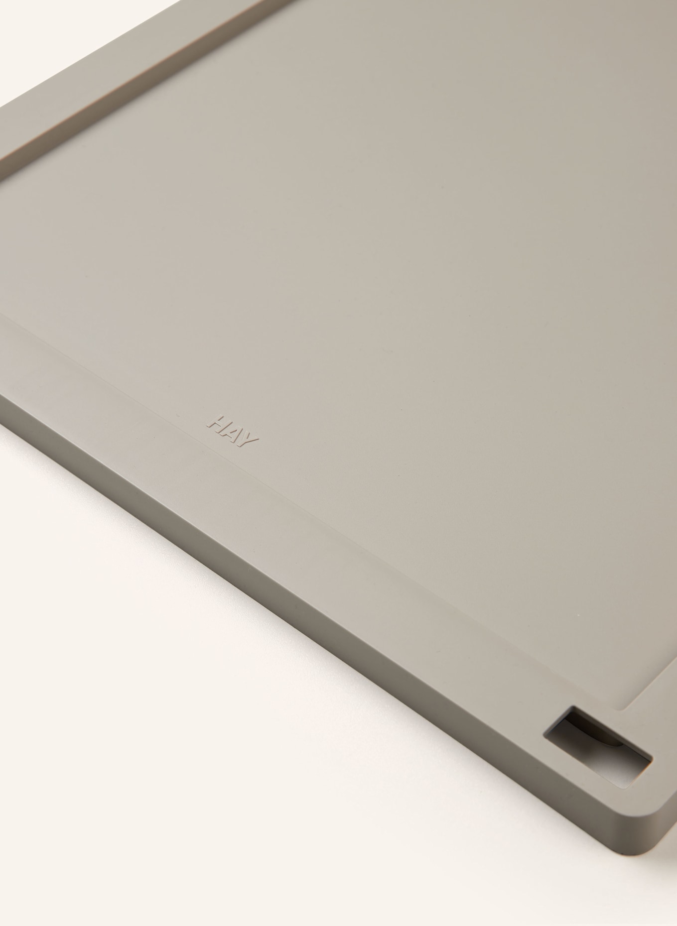 HAY Deckel für Aufbewahrungsboxen COLOUR CRATE LARGE: TAUPE