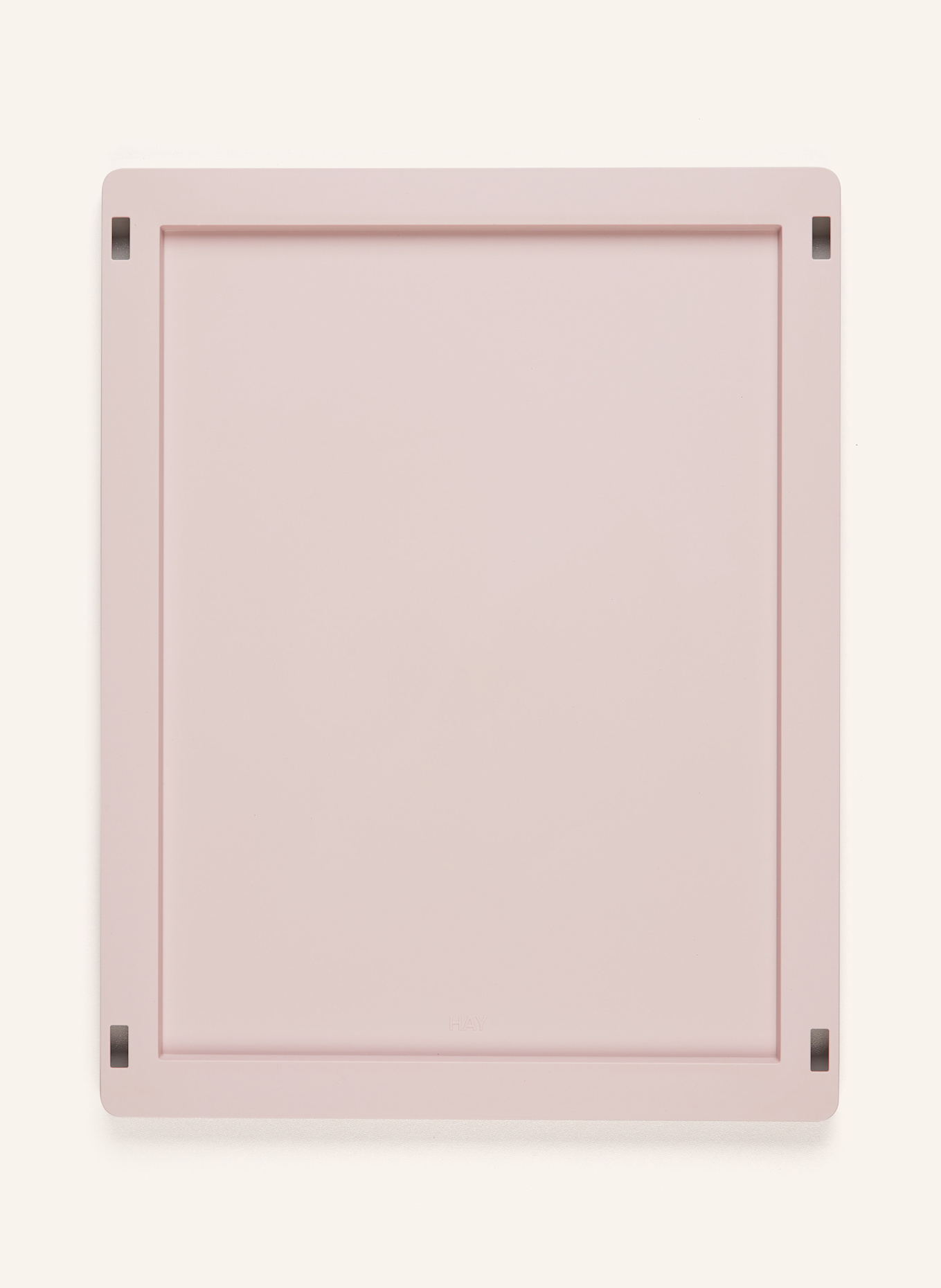 HAY Deckel für Aufbewahrungsboxen COLOUR CRATE MEDIUM: ROSA