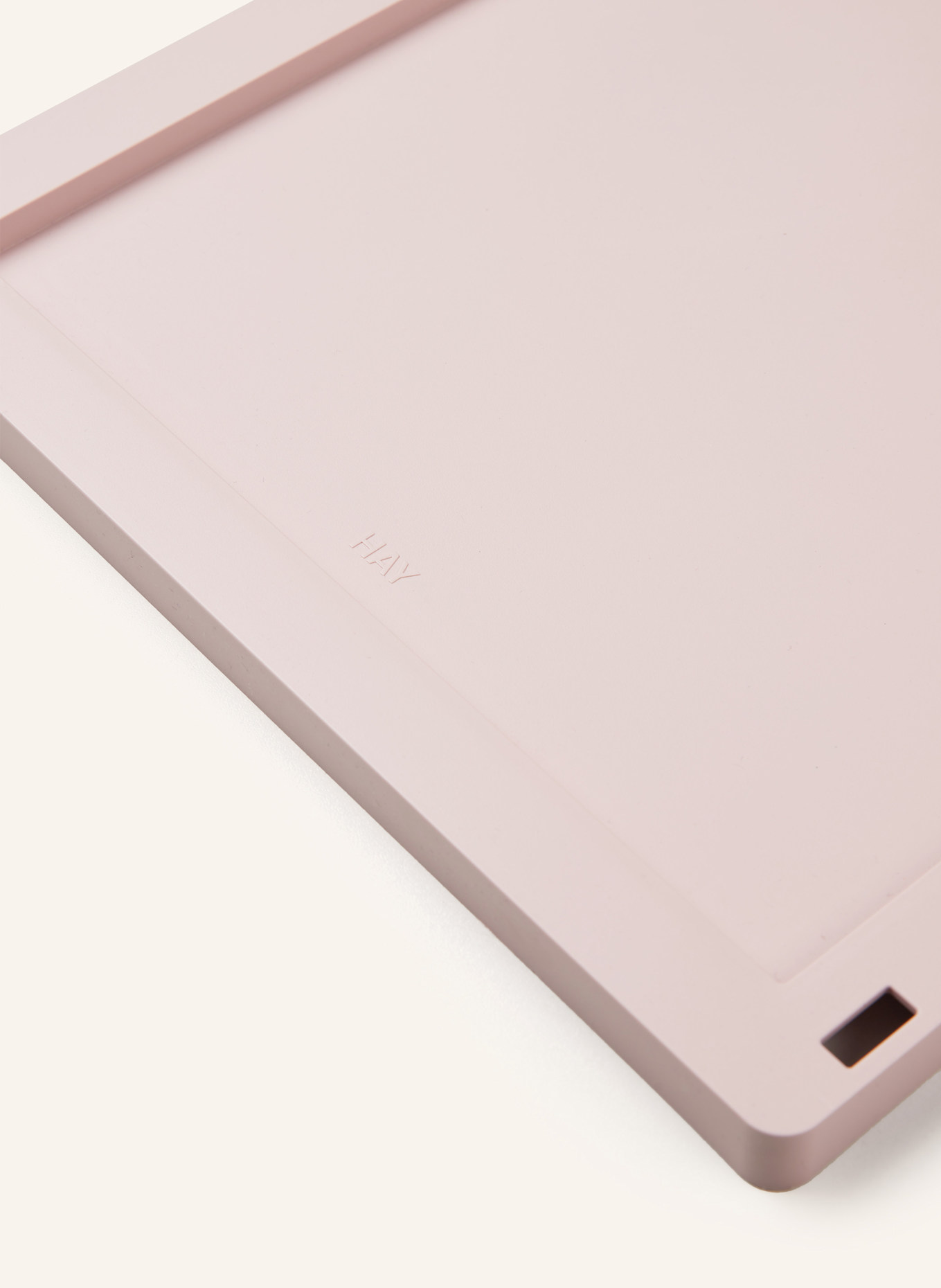 HAY Deckel für Aufbewahrungsboxen COLOUR CRATE MEDIUM: ROSA