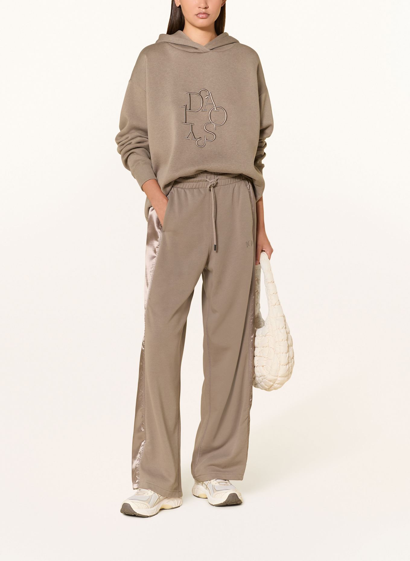 10DAYS Sweatpants: TAUPE