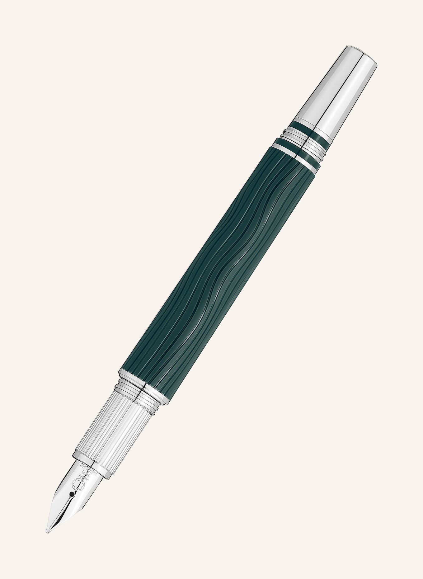 MONTBLANC Füllfederhalter STARWALKER POLARGREEN: GRÜN / SILBER