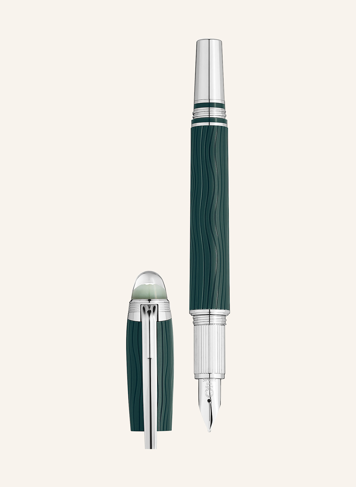 MONTBLANC Füllfederhalter STARWALKER POLARGREEN: GRÜN / SILBER