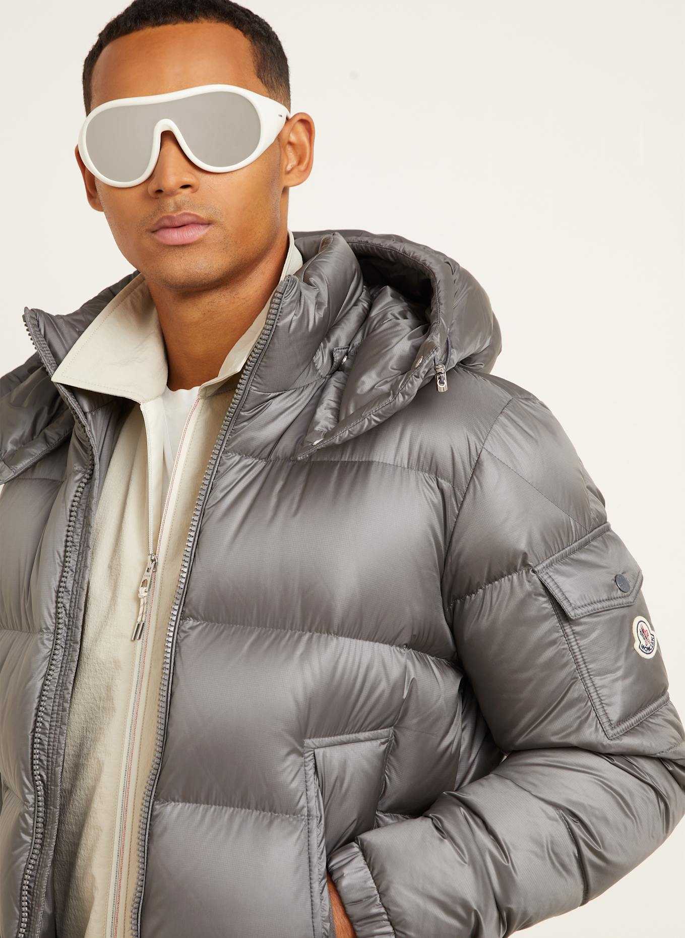 MONCLER Daunenjacke COUYERE: GRAU