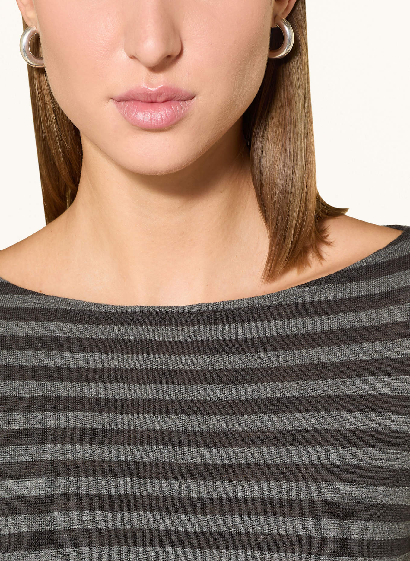 Marc O'Polo Longsleeve: SCHWARZ / DUNKELGRAU