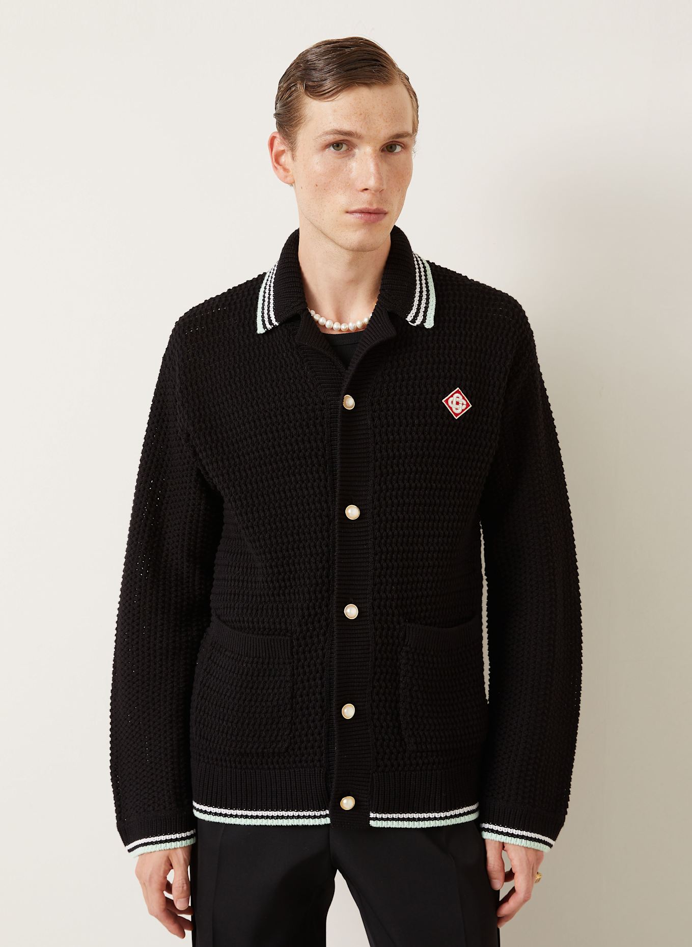 Casablanca Strickjacke: SCHWARZ