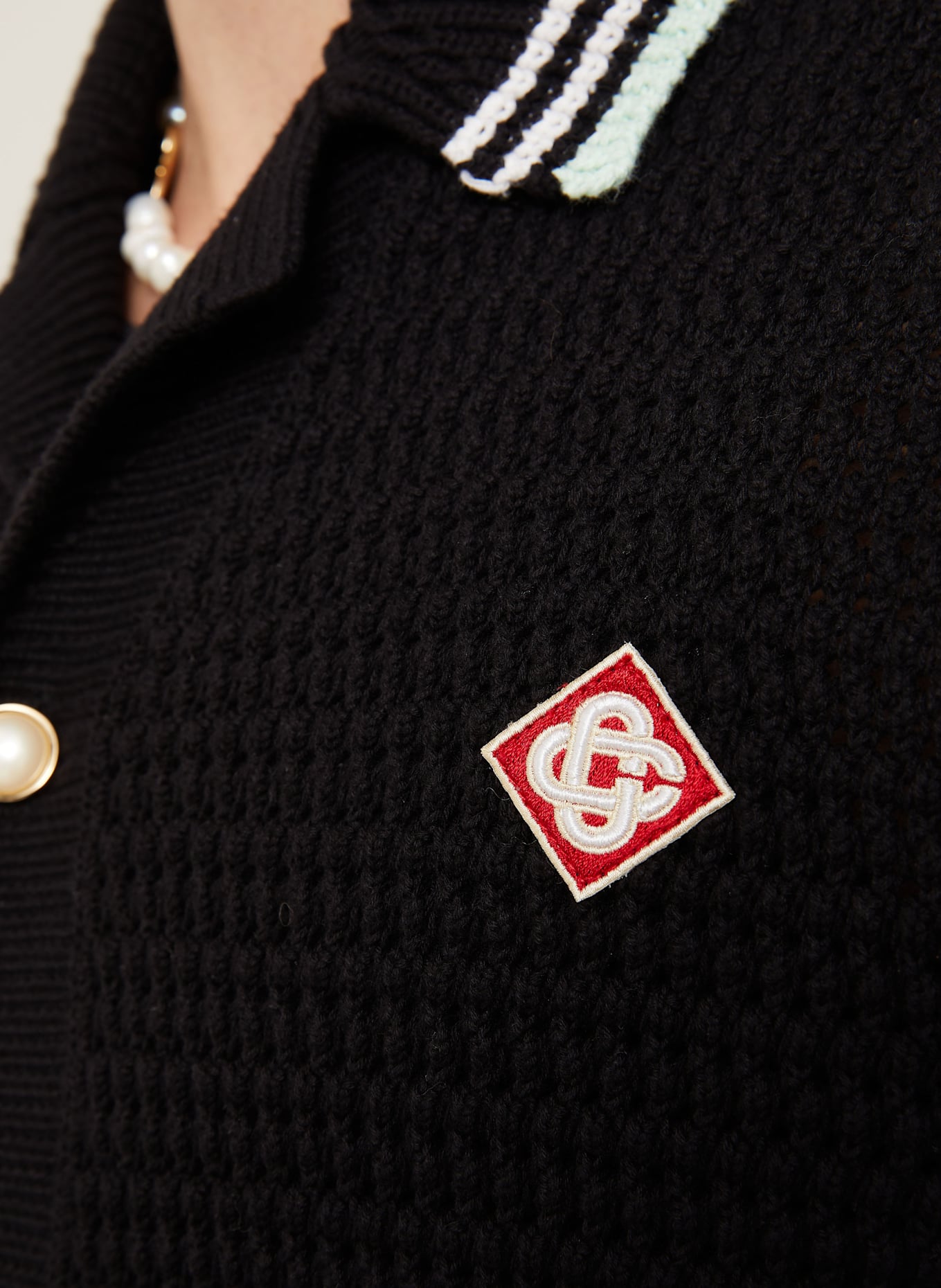 Casablanca Strickjacke: SCHWARZ