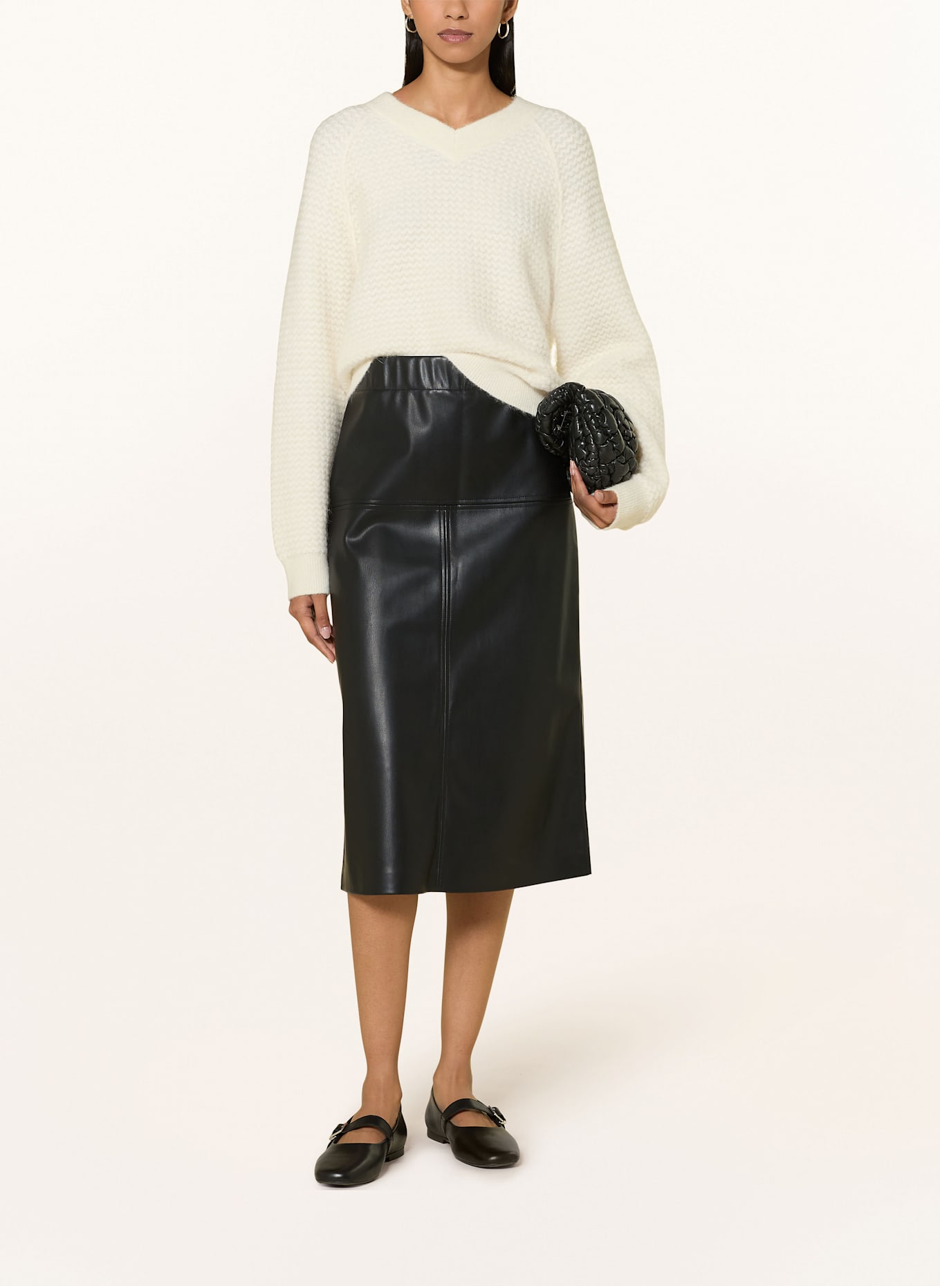 Rich & Royal Rock in Lederoptik: SCHWARZ