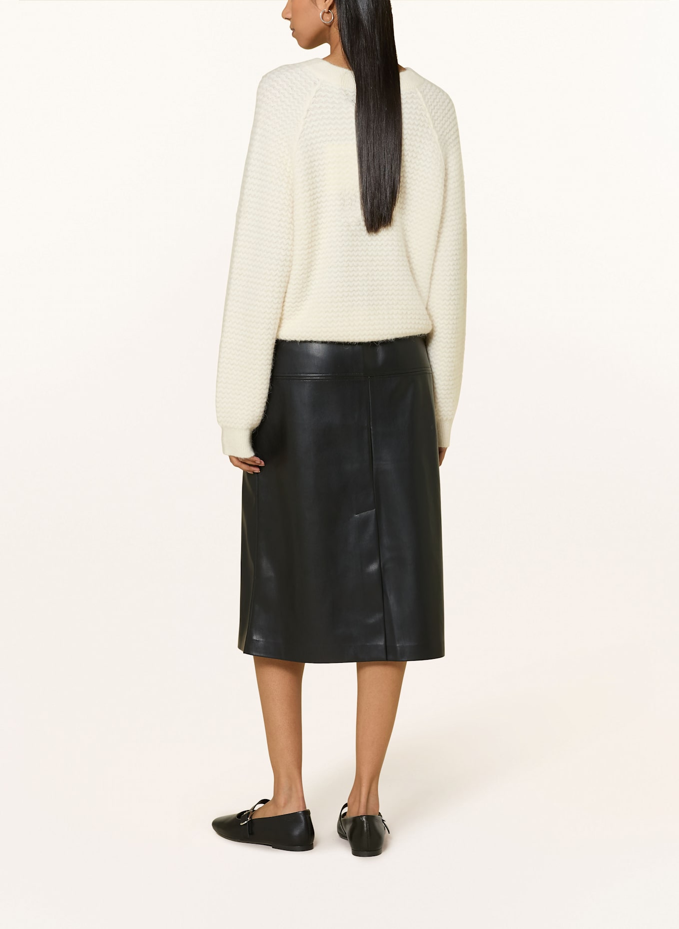 Rich & Royal Rock in Lederoptik: SCHWARZ