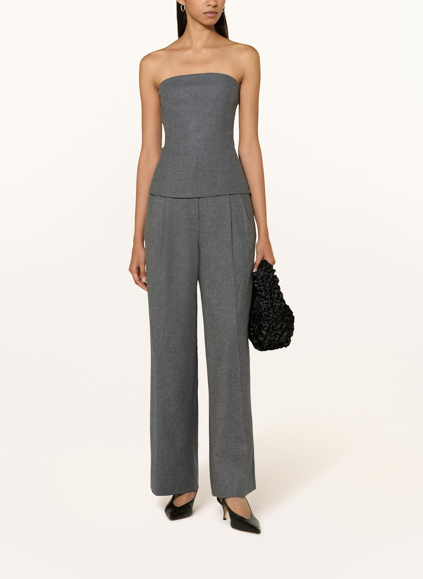 Rich & Royal Off-Shoulder-Top: DUNKELGRAU